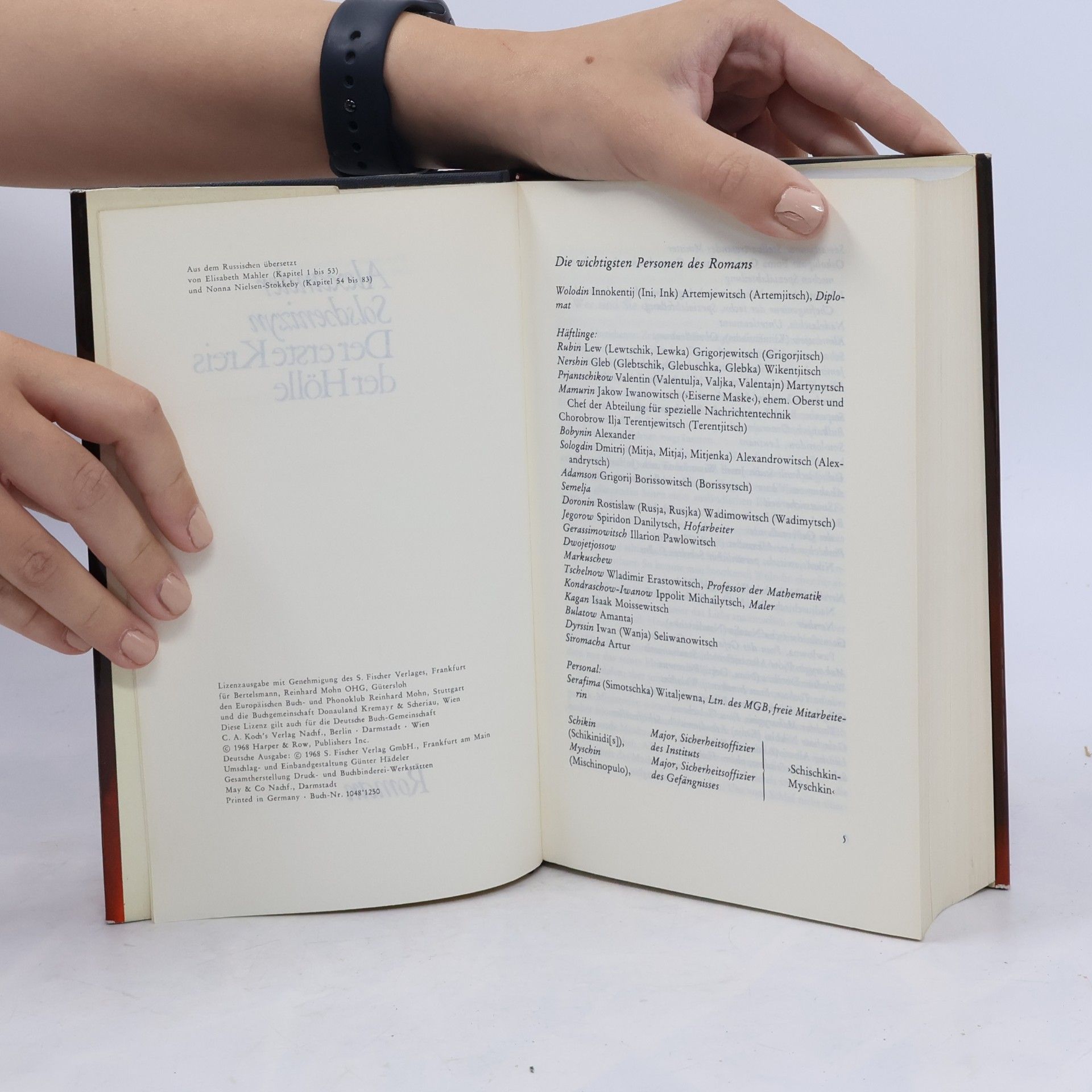 Aleksandr Solzhenitsyn Der erste Kreis der Hölle