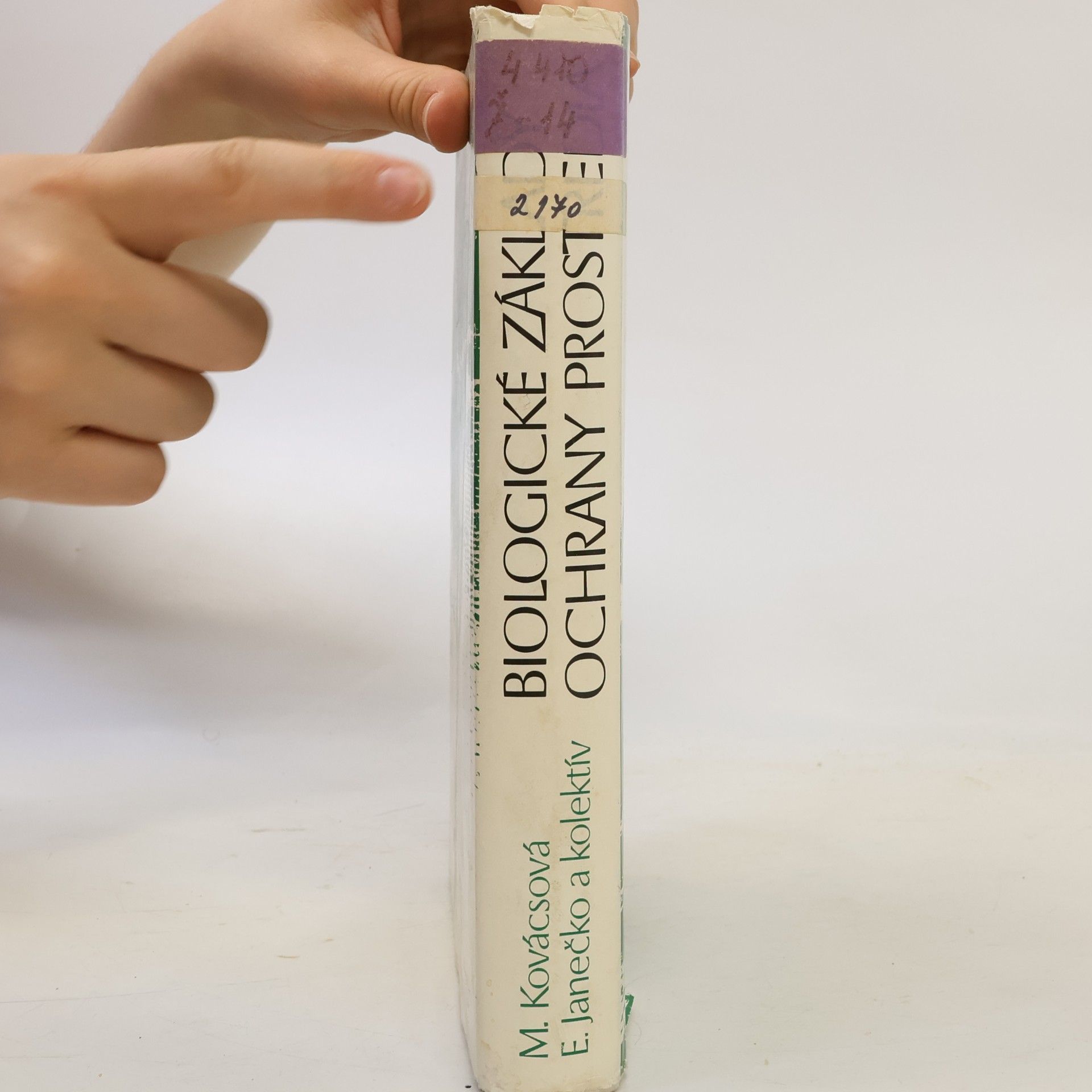 Margit Kovácsová Biologické základy ochrany prostredia