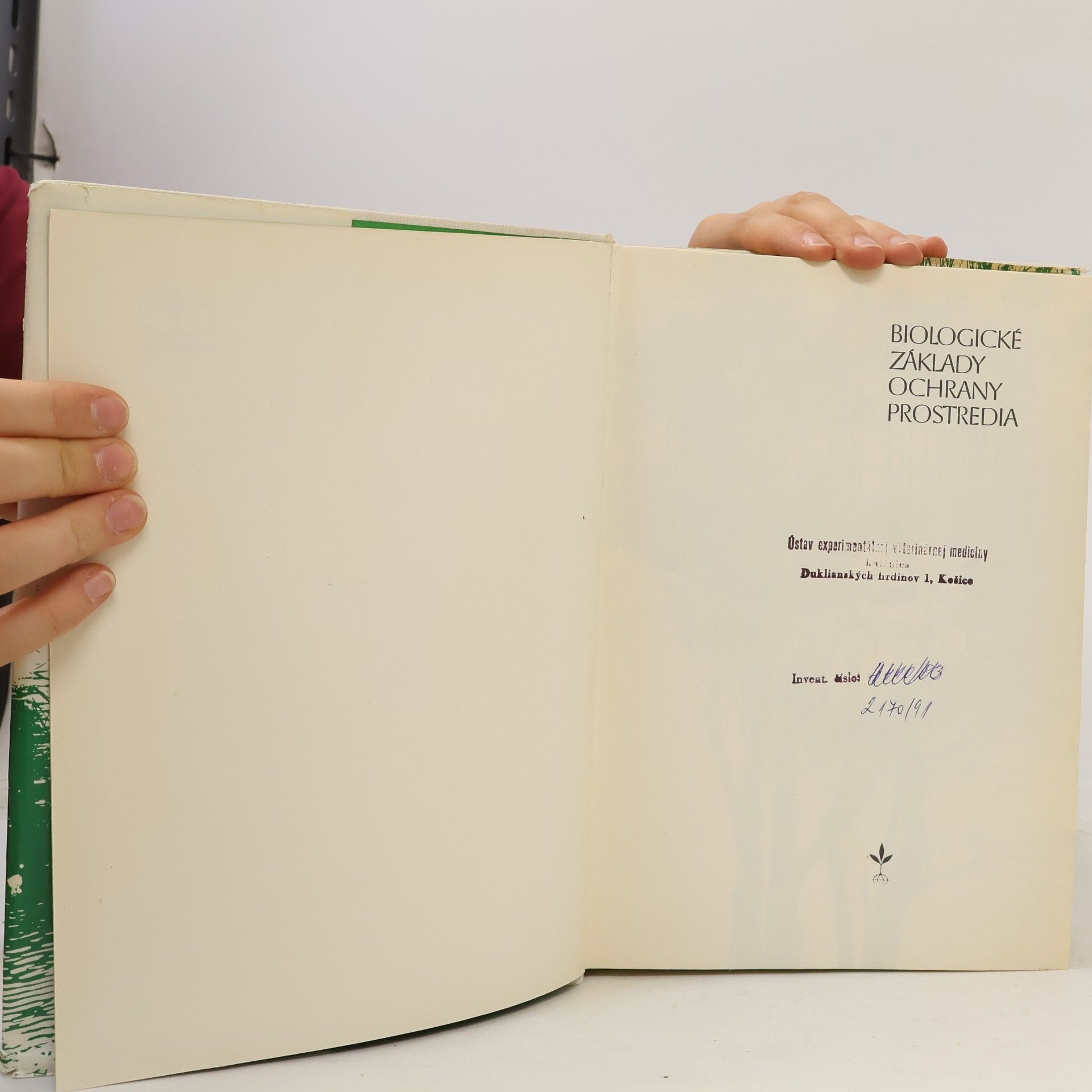 Margit Kovácsová Biologické základy ochrany prostredia