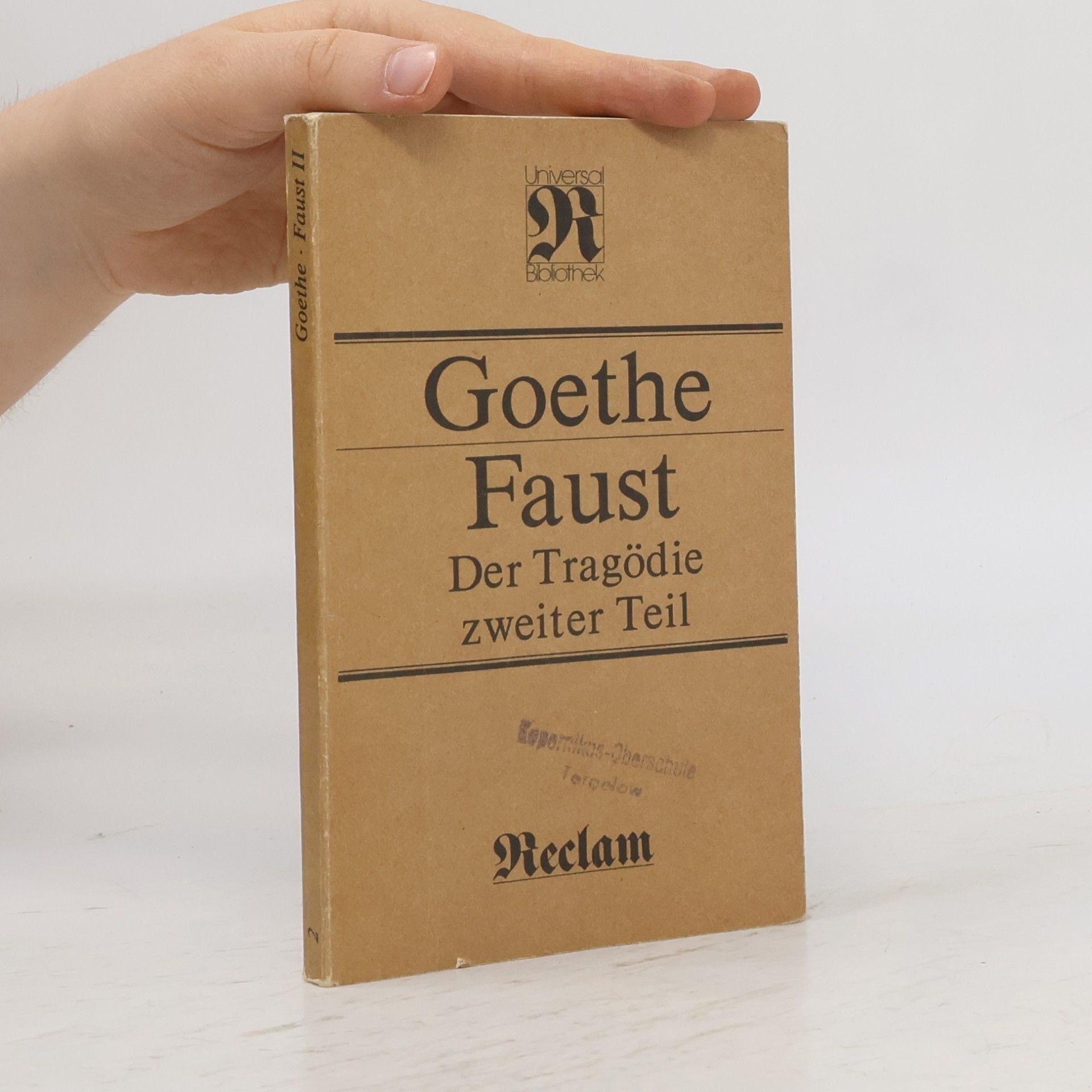 Johann Wolfgang von Goethe Faust