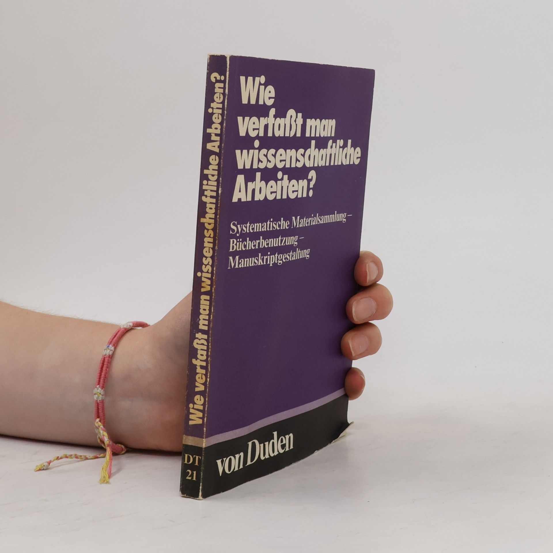 Klaus Poenicke Duden "Wie verfasst man wissenschaftliche Arbeiten?"