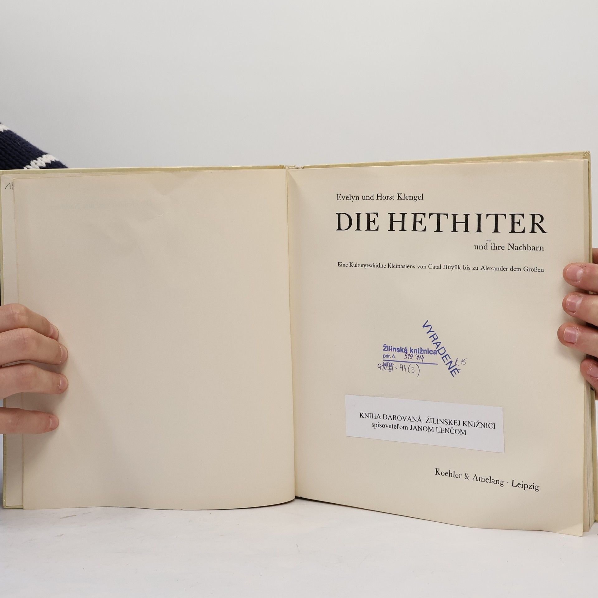 Horst Klengel Die Hethiter und ihre Nachbarn