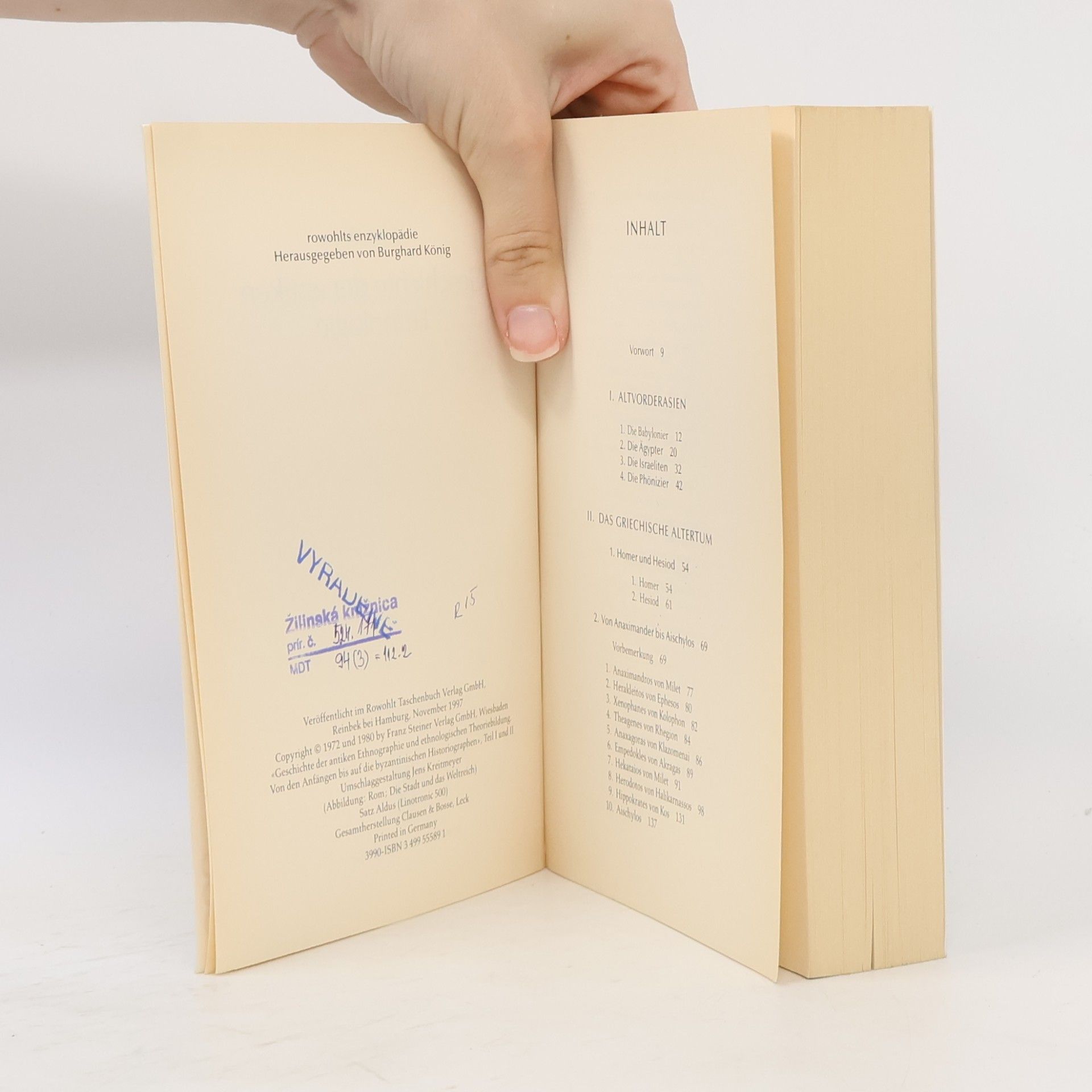 Klaus E. Müller Geschichte der antiken Ethnologie