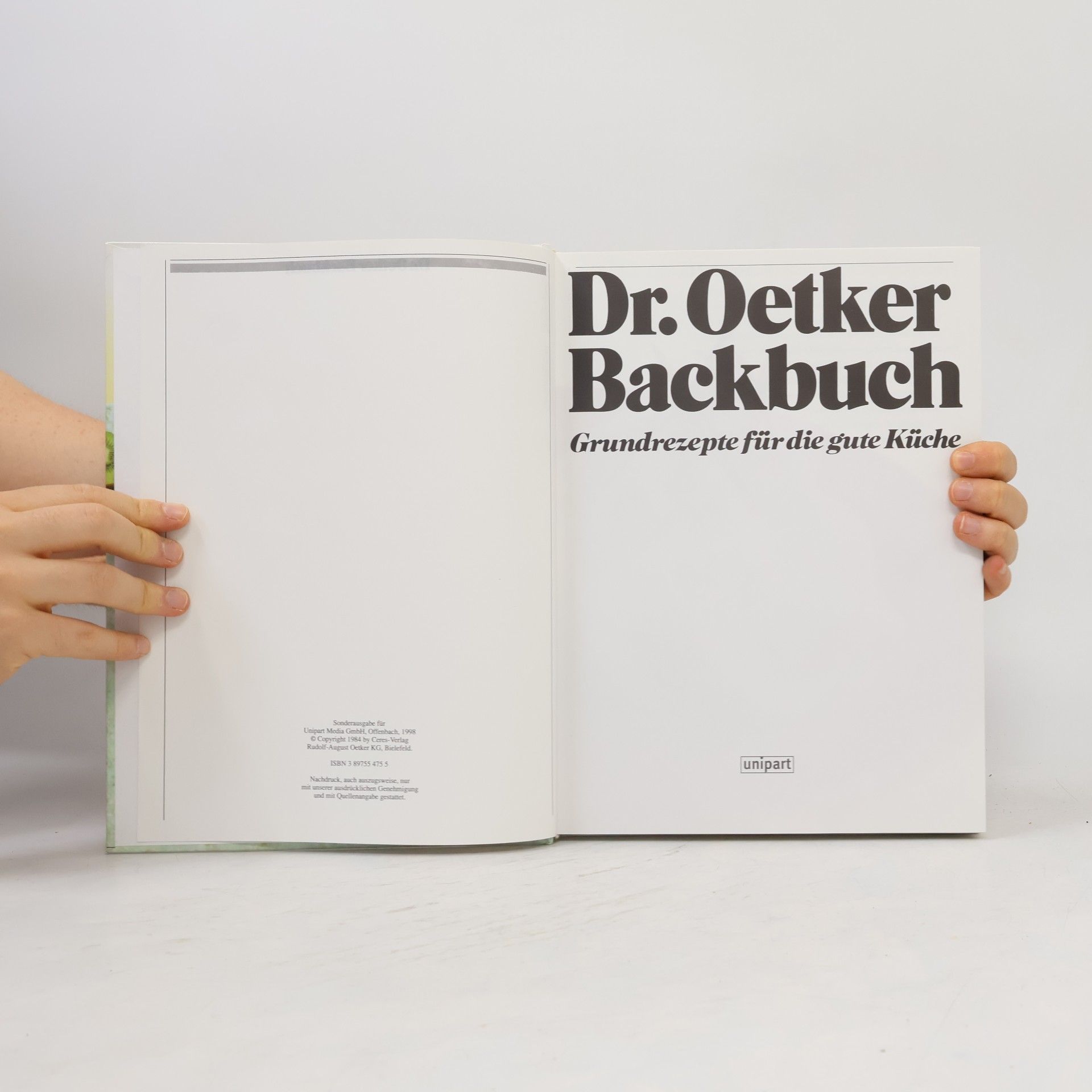 Doktor Oetker Backbuch