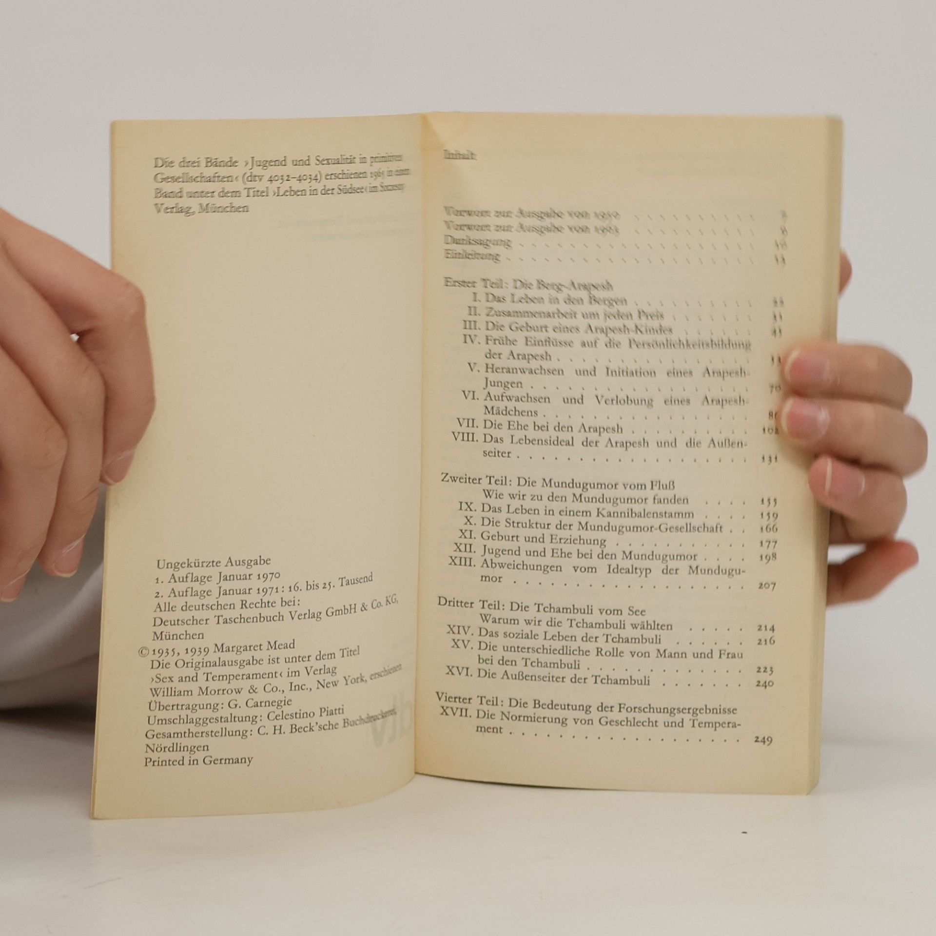 Margaret Mead Jugend und Sexualität in primitiven Gesellschaften 3
