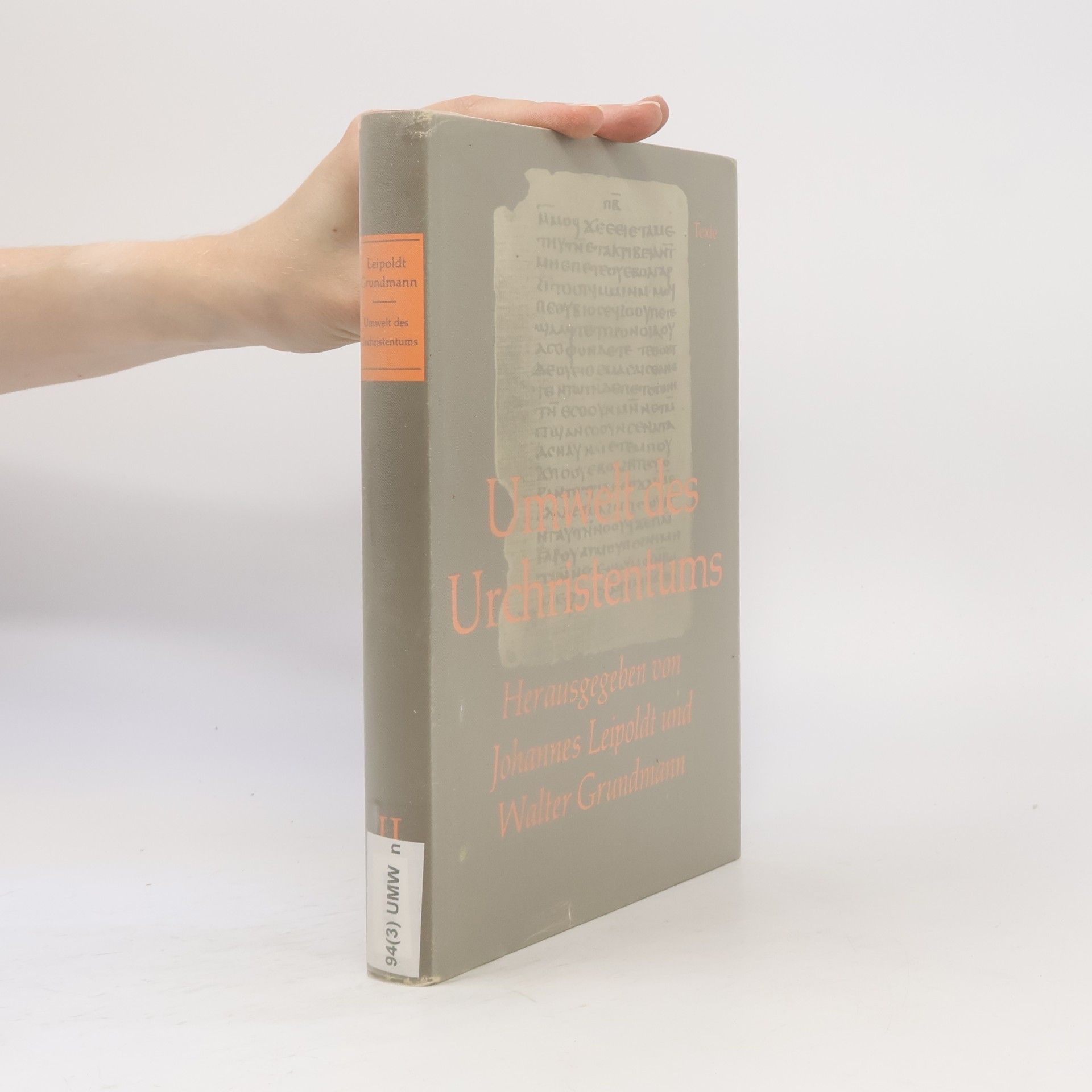 Texte - 2: Umwelt des Urchristentums