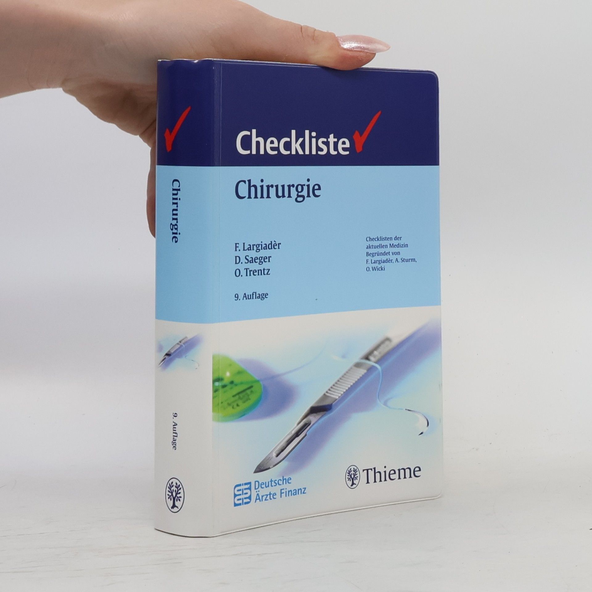 Felix Largiadèr Checkliste Chirurgie