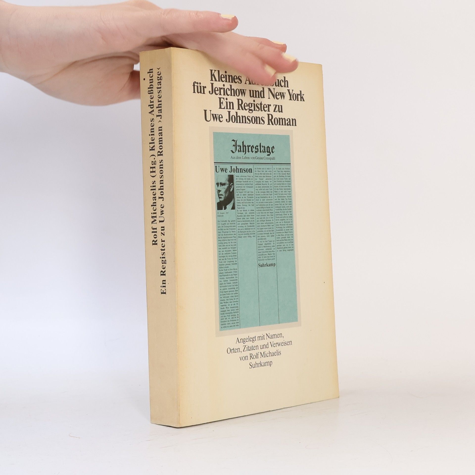 Kleines Adreßbuch für Jerichow und New York