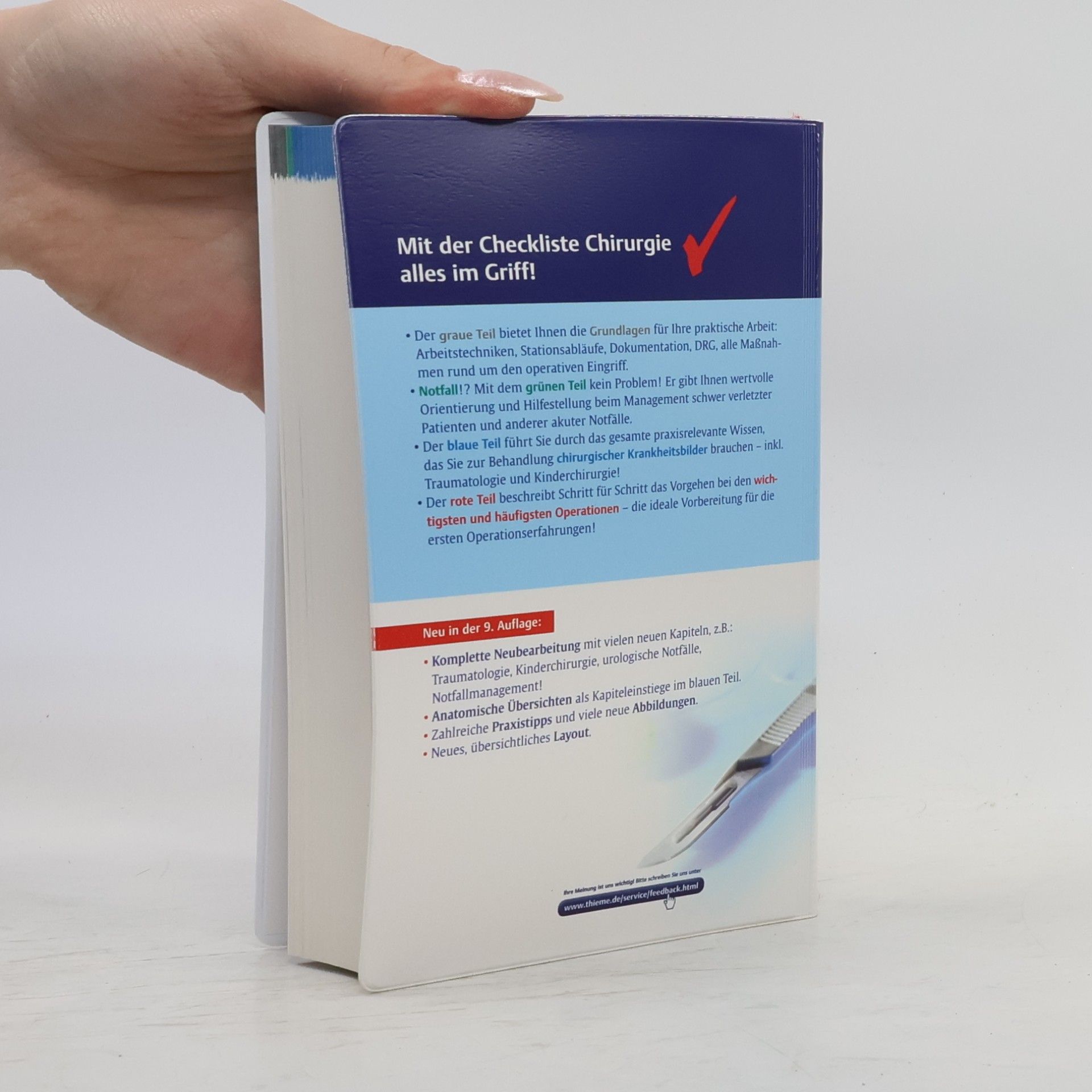 Felix Largiade r. Checkliste Chirurgie