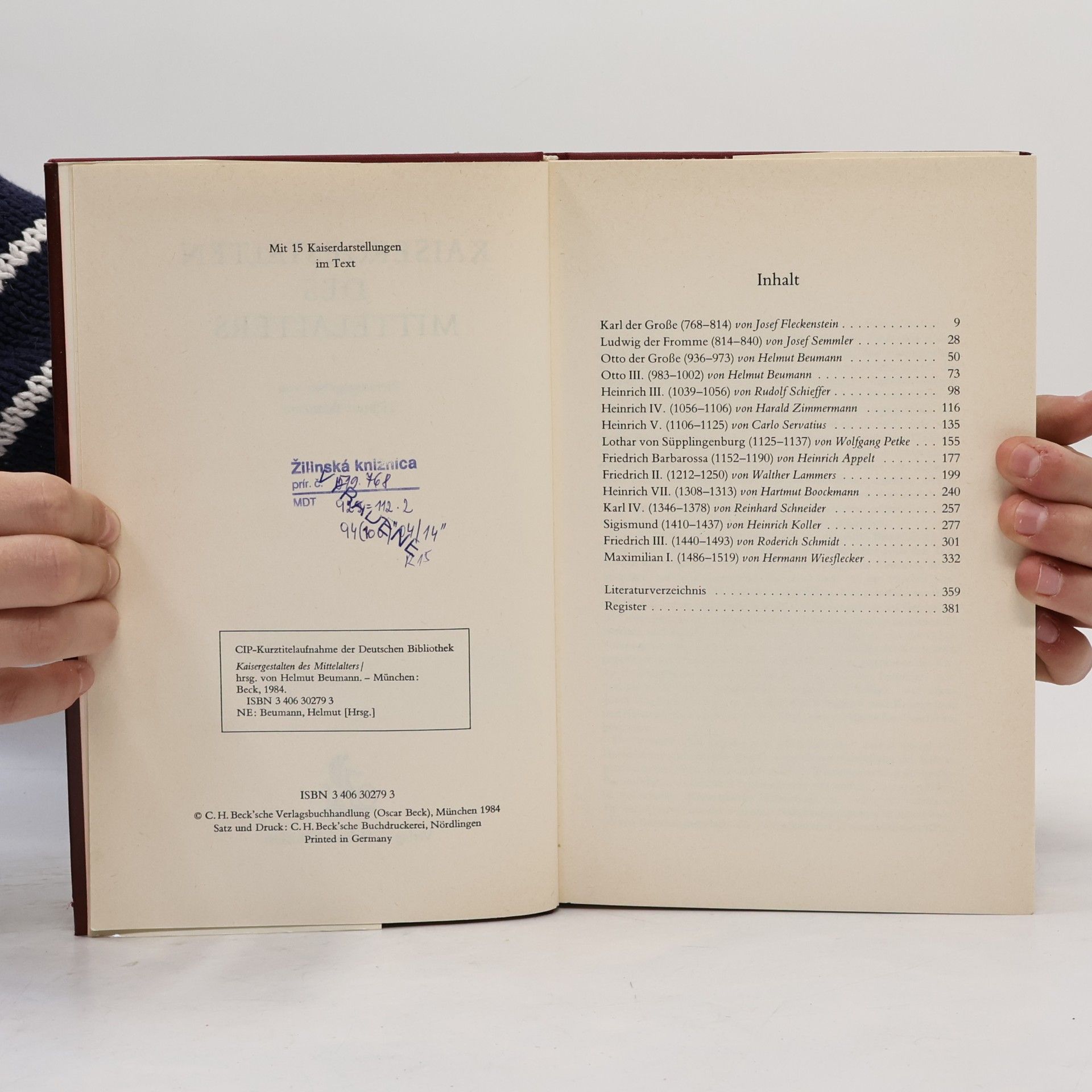 Helmut Beumann Kaisergestalten des Mittelalters