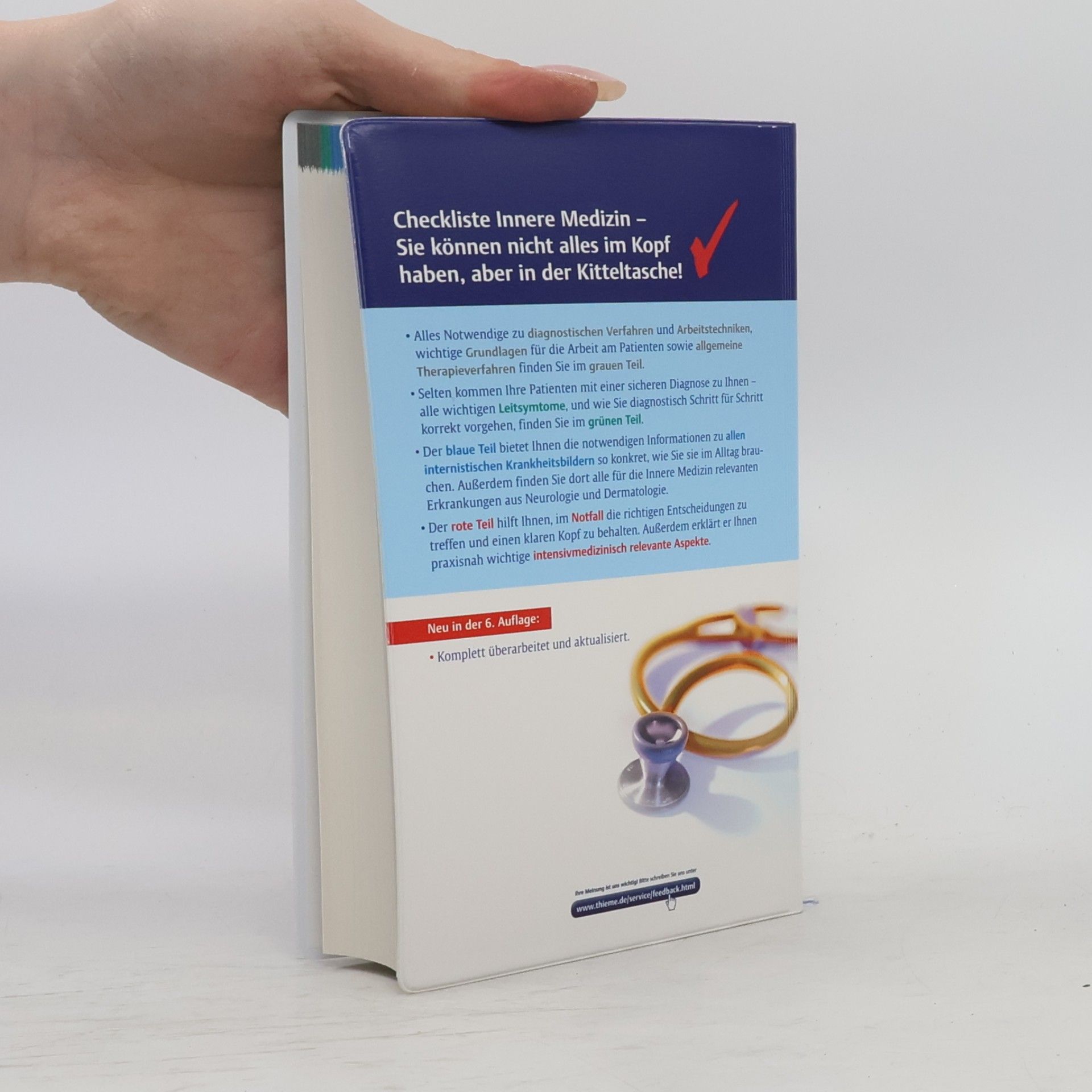 Johannes-Martin Hahn Checkliste Innere Medizin - 6. Auflage