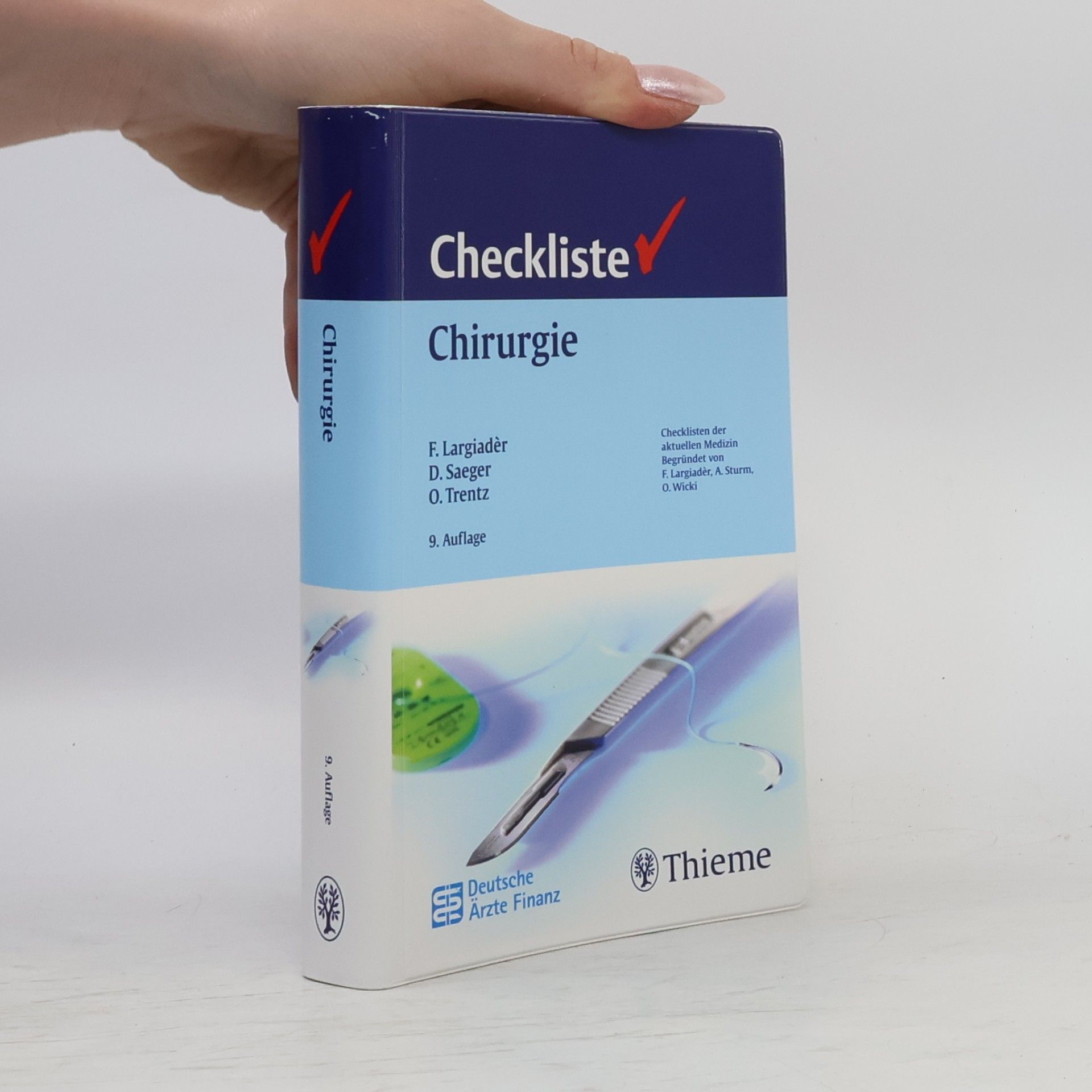 Felix Largiade r. Checkliste Chirurgie