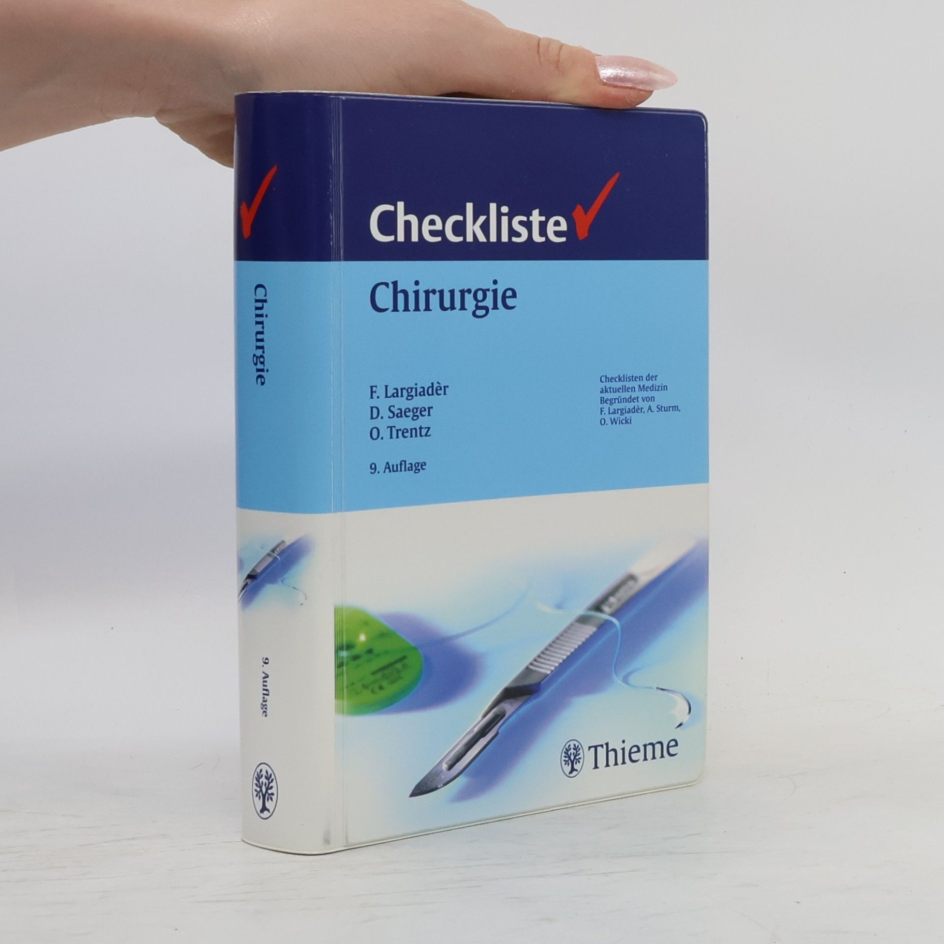 Felix Largiade r. Checkliste Chirurgie