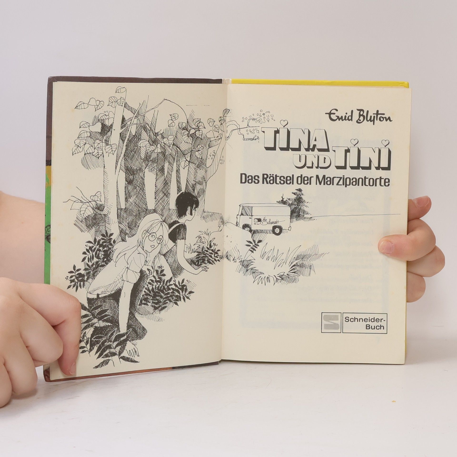 Enid Blyton Tina und Tini. Das Rätsel der Marzipantorte