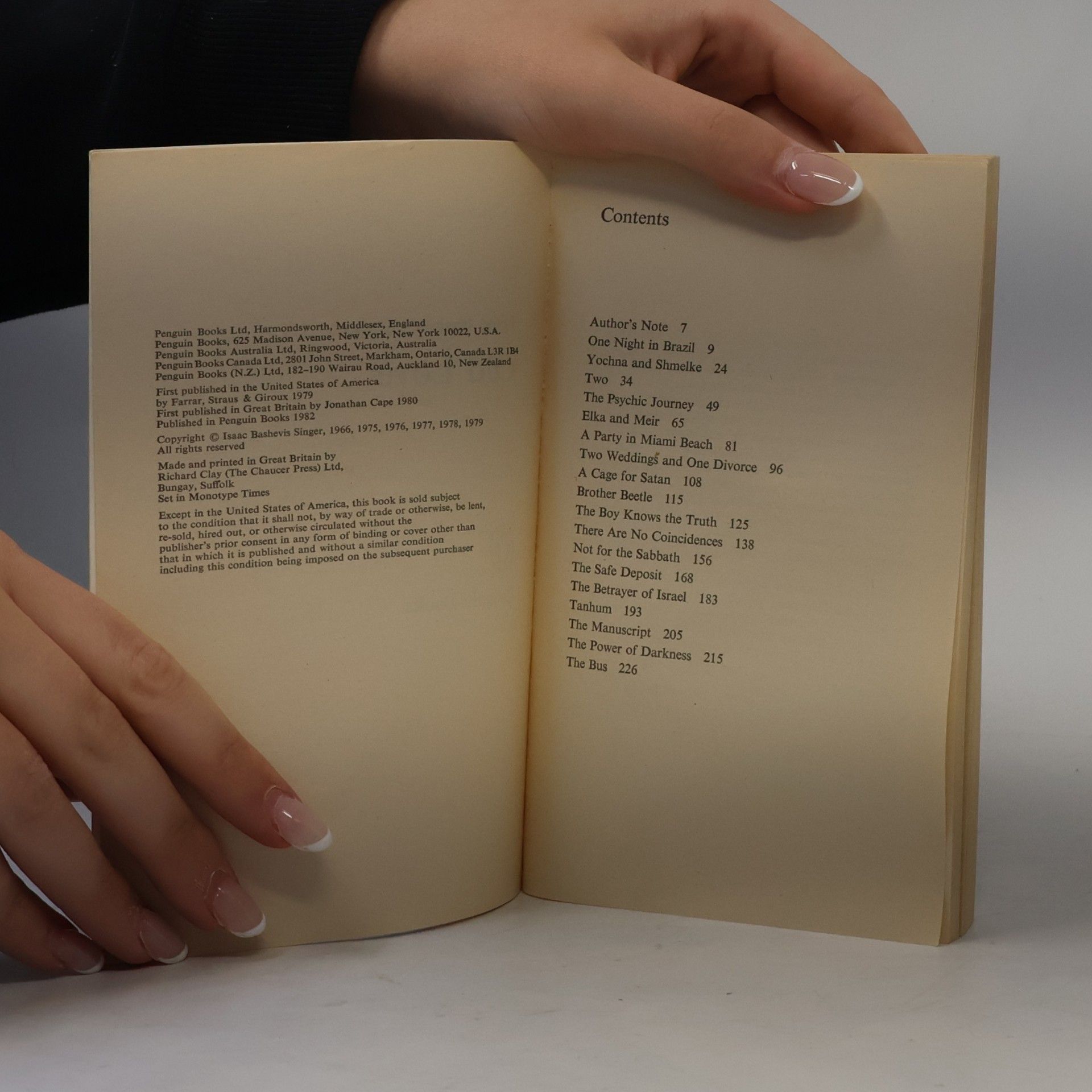 Isaac Bashevis Singer Old Love