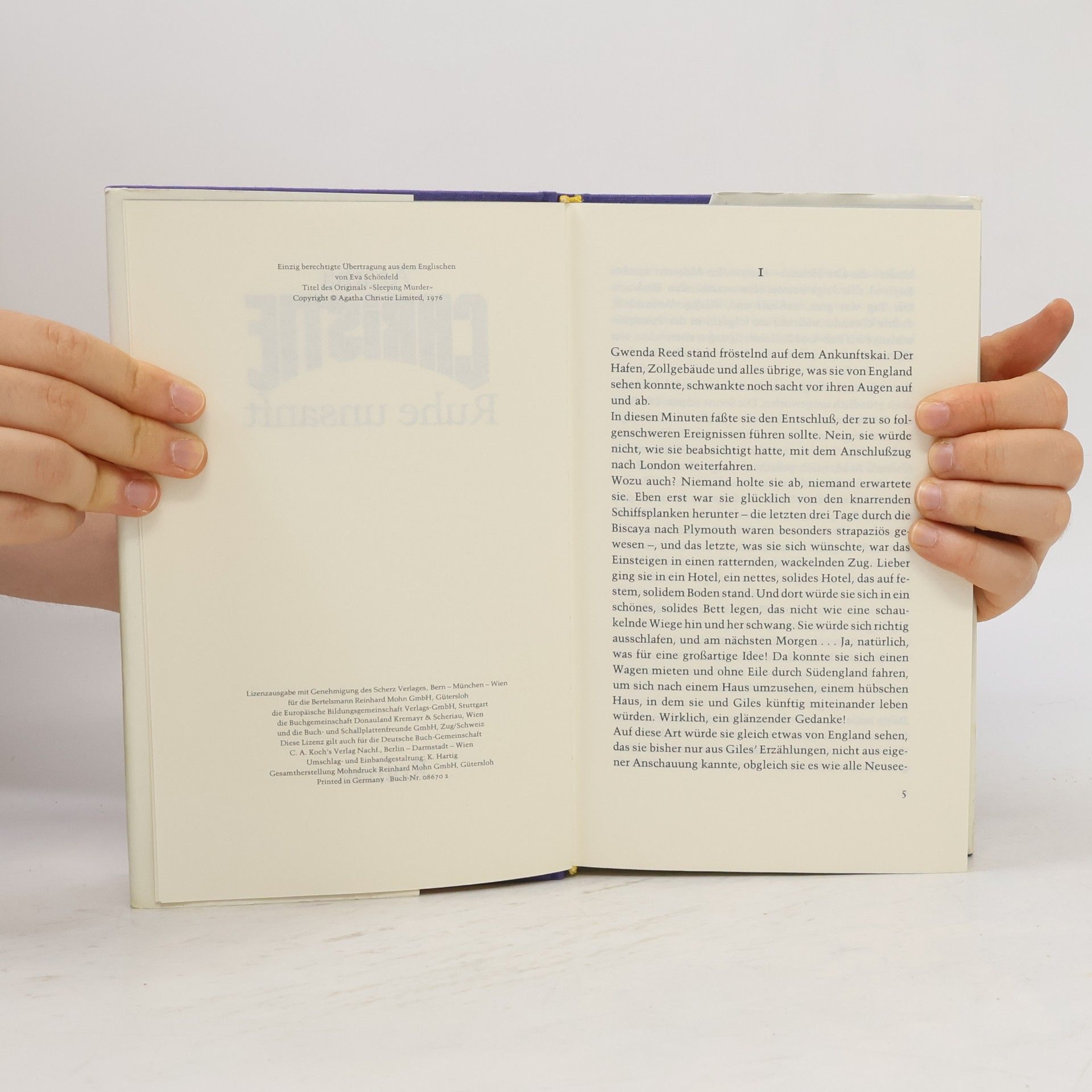Agatha Christie Ruhe unsanft