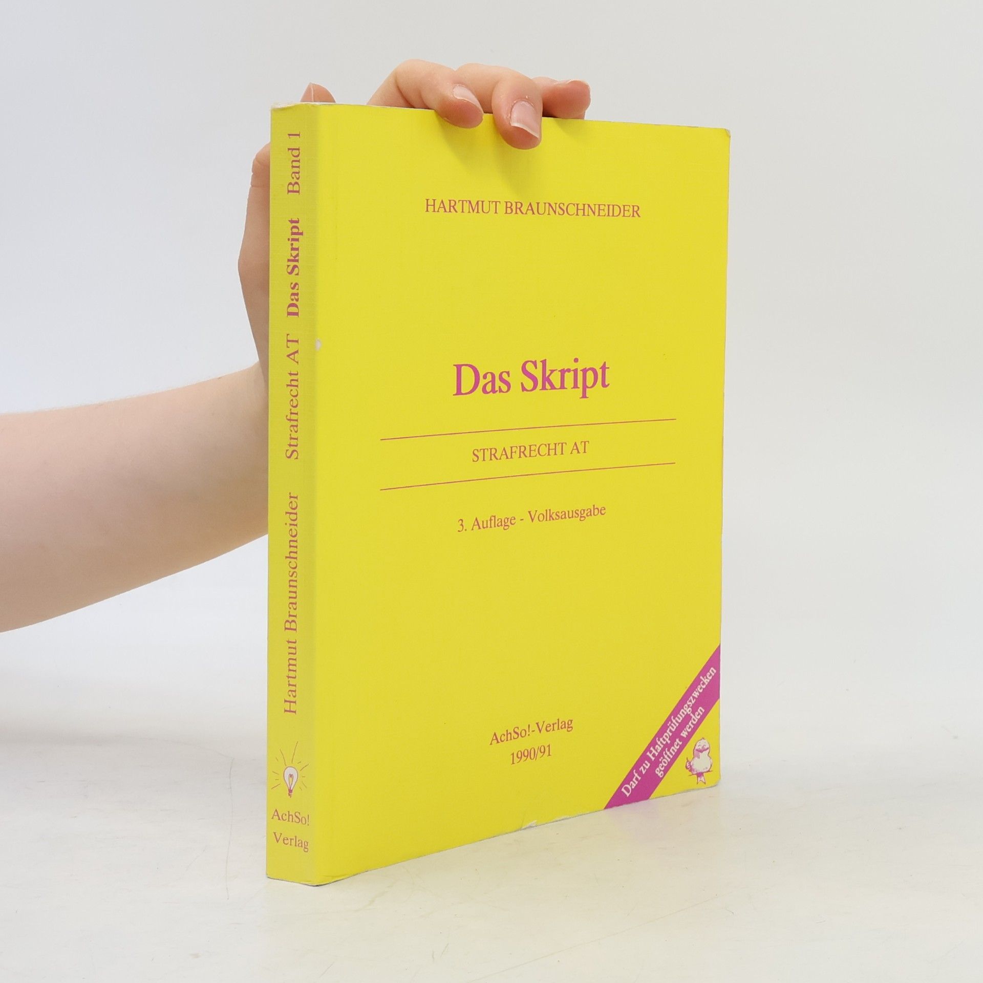 Hartmut Braunschneider Das Skript