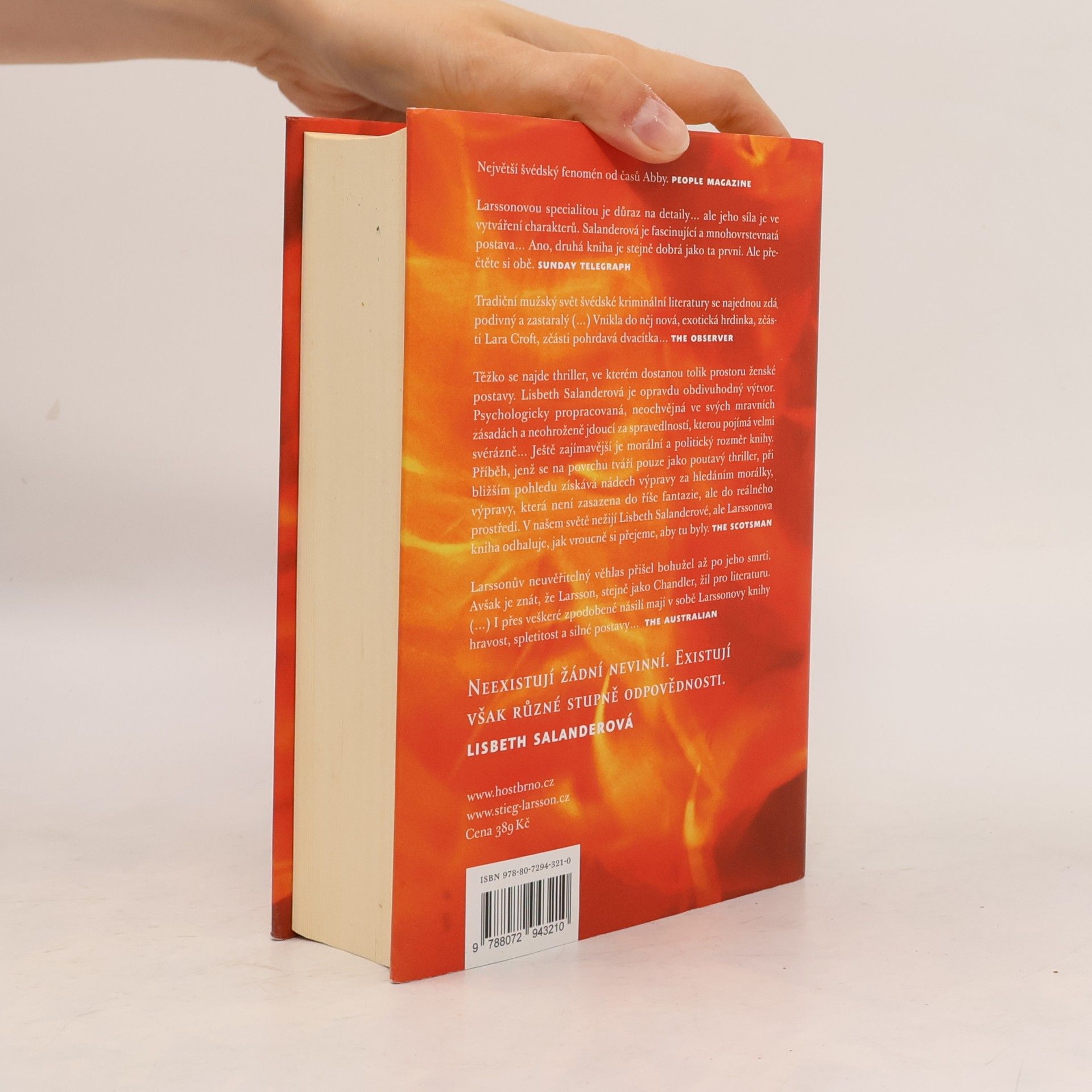 Stieg Larsson Dívka, která si hrála s ohněm
