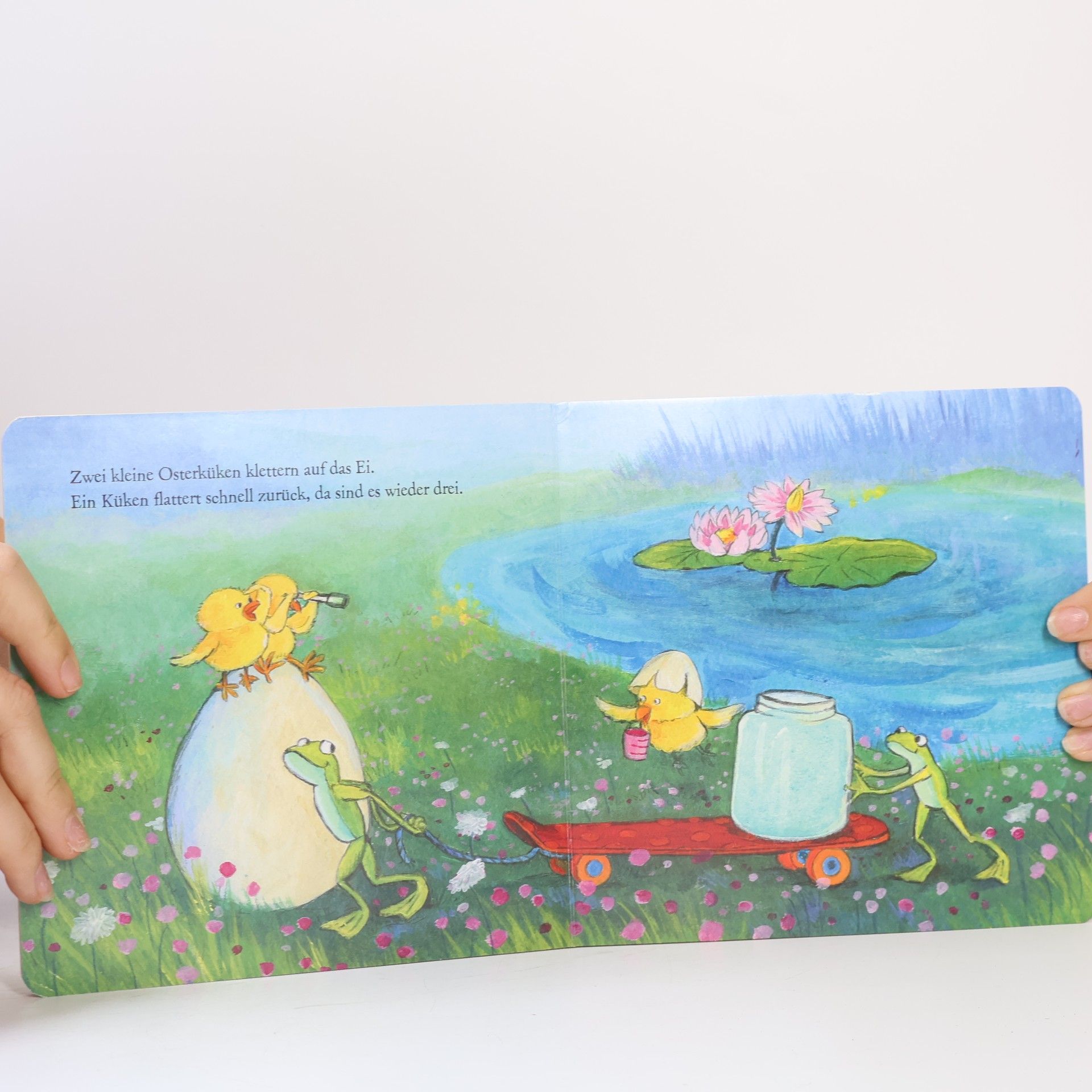 Eleni Livanios Vier kleine Osterküken malen eins, zwei, drei