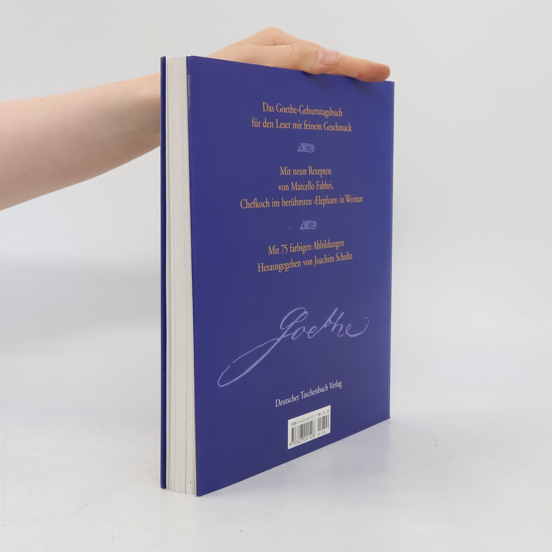 Johann Wolfgang von Goethe Essen und Trinken mit Goethe
