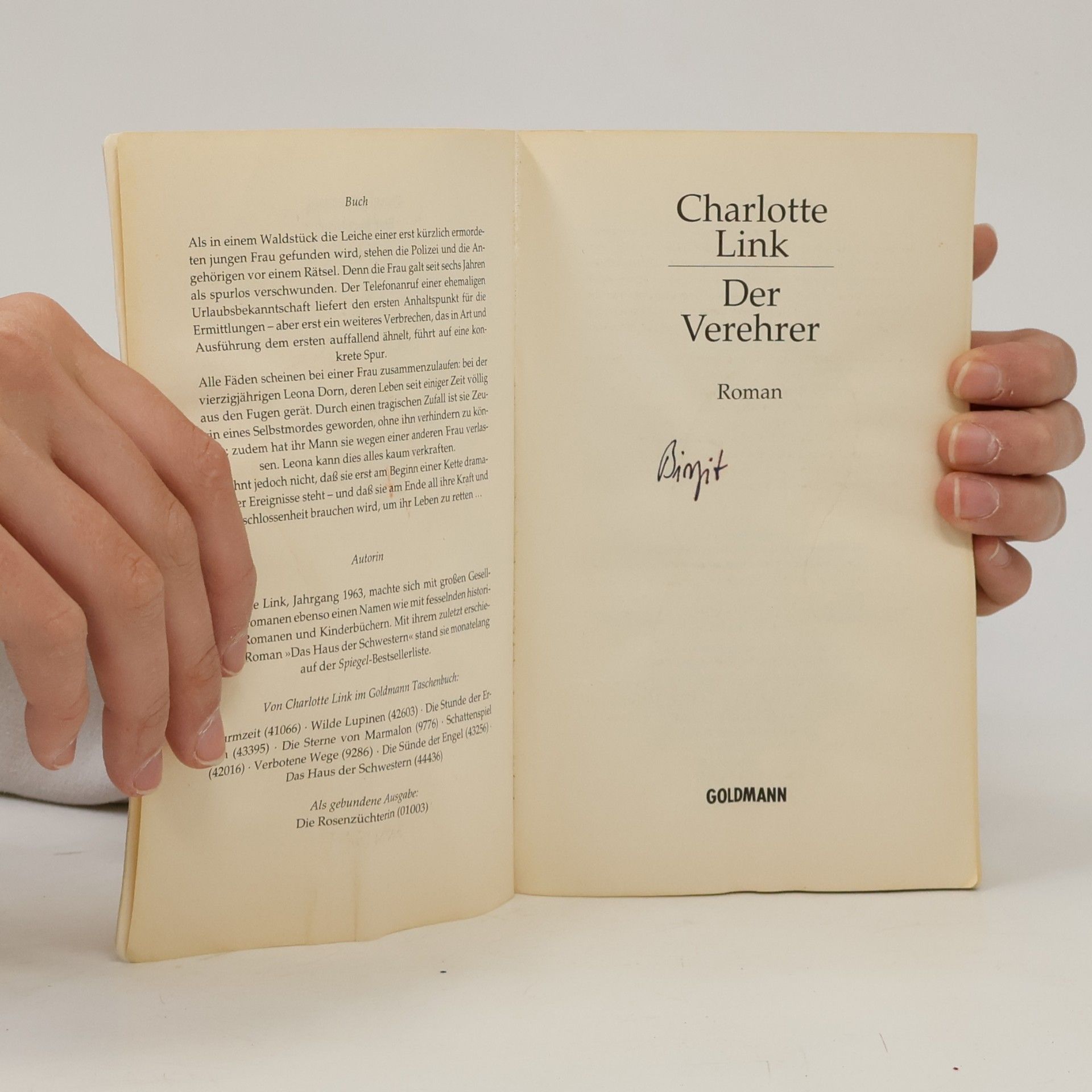 Charlotte Link Der Verehrer