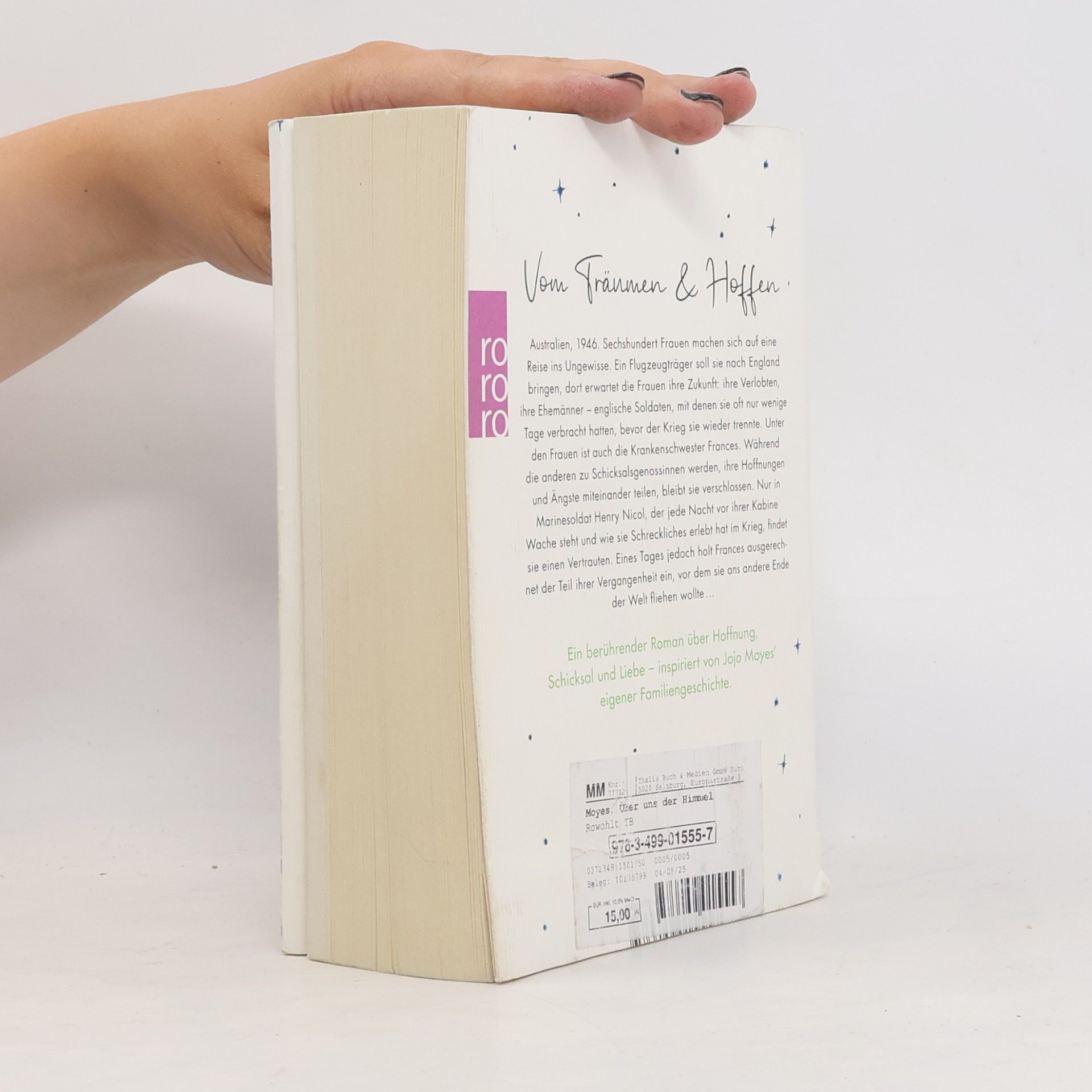 Jojo Moyes Über uns der Himmel, unter uns das Meer