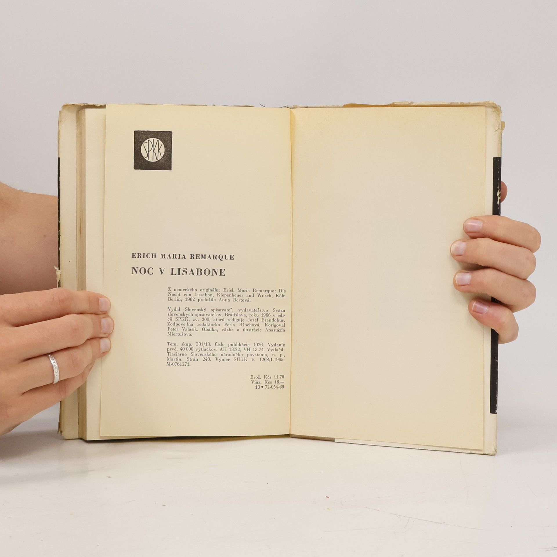 Erich Maria Remarque Noc v Lisabone