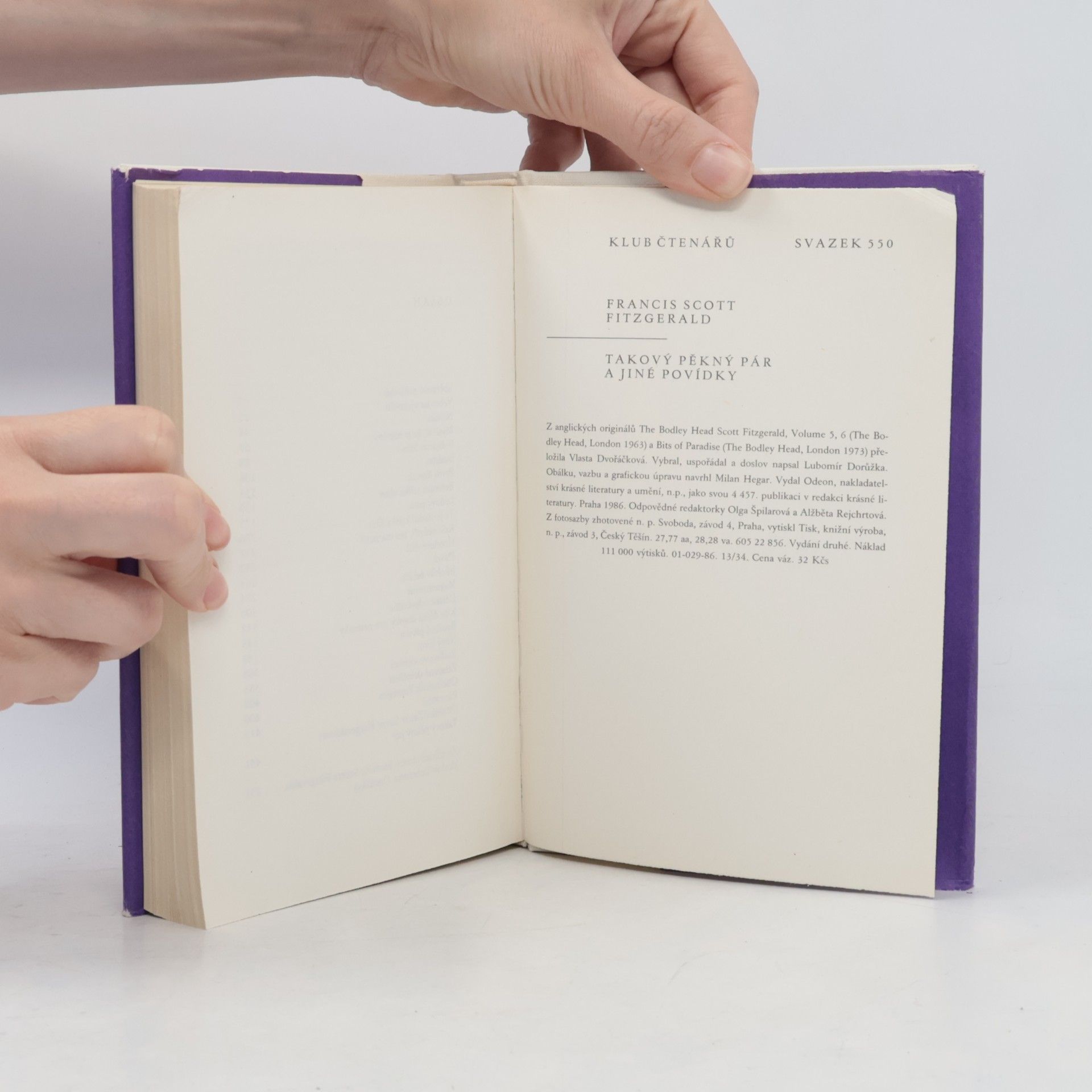 F. Scott Fitzgerald Takový pěkný pár a jiné povídky