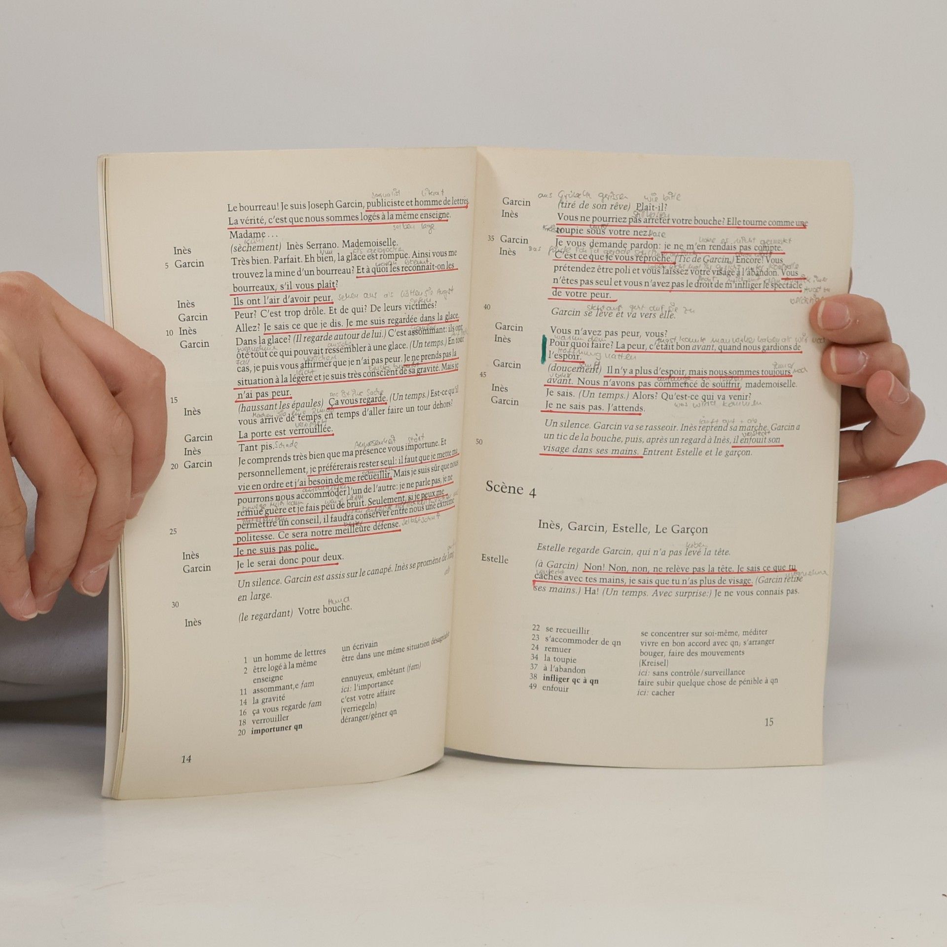 Jean Paul Sartre Huis clos: texte et documents