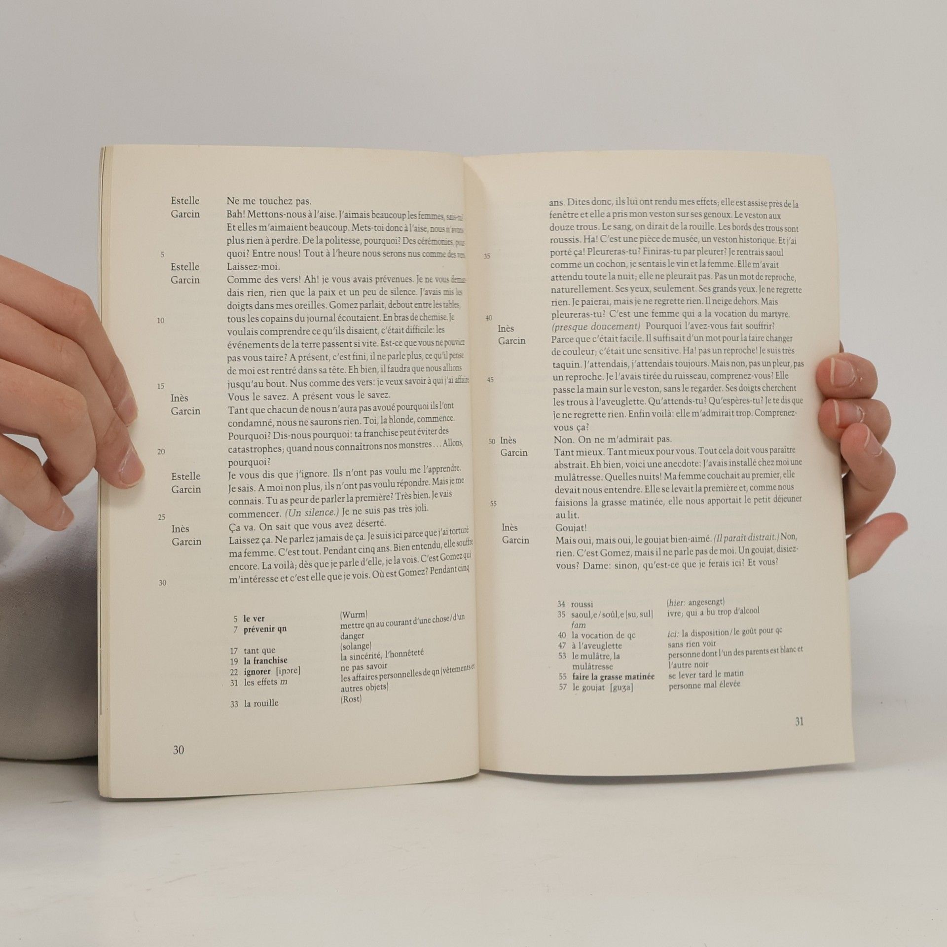 Jean Paul Sartre Huis clos: texte et documents