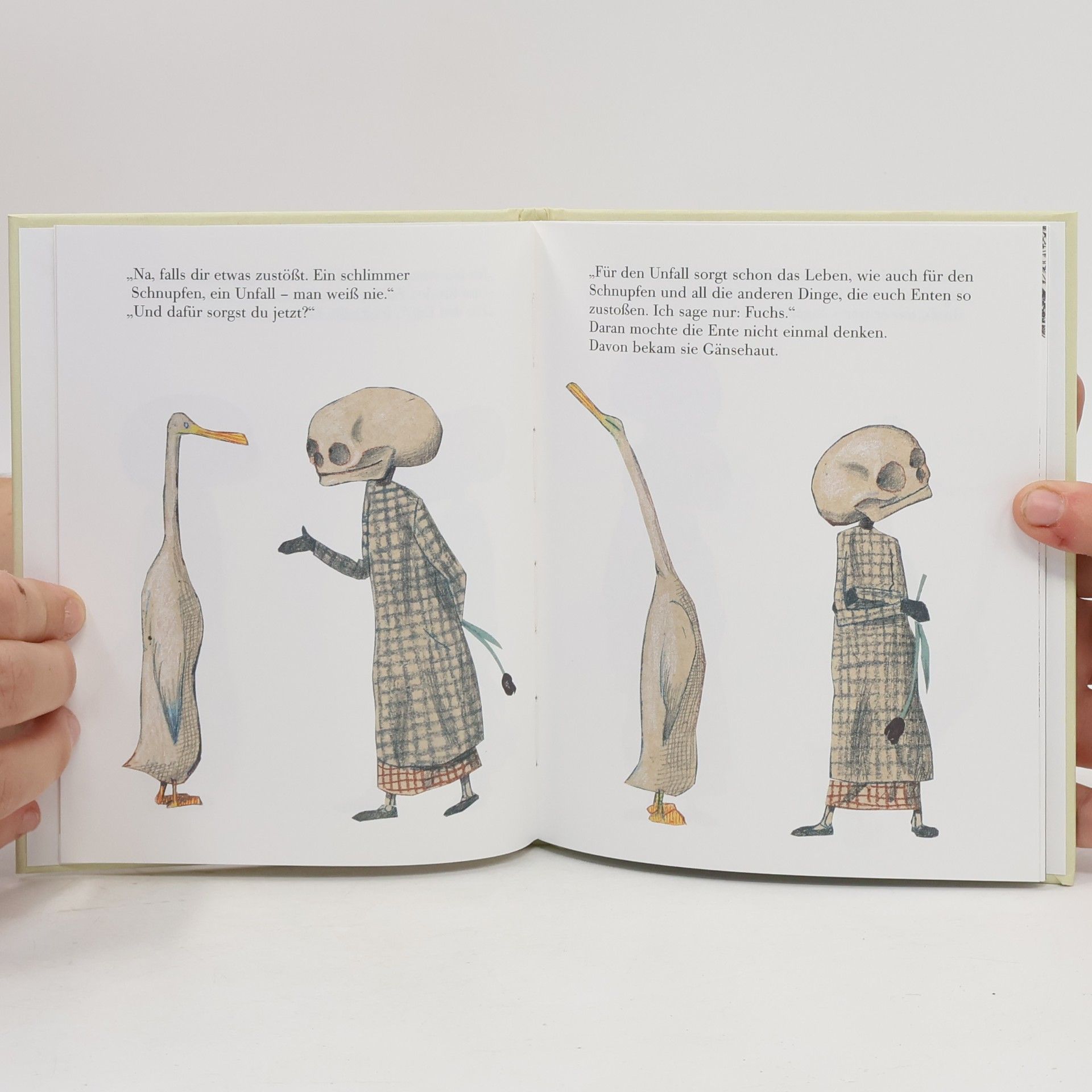Wolf Erlbruch Ente, Tod und Tulpe, kleine Ausgabe