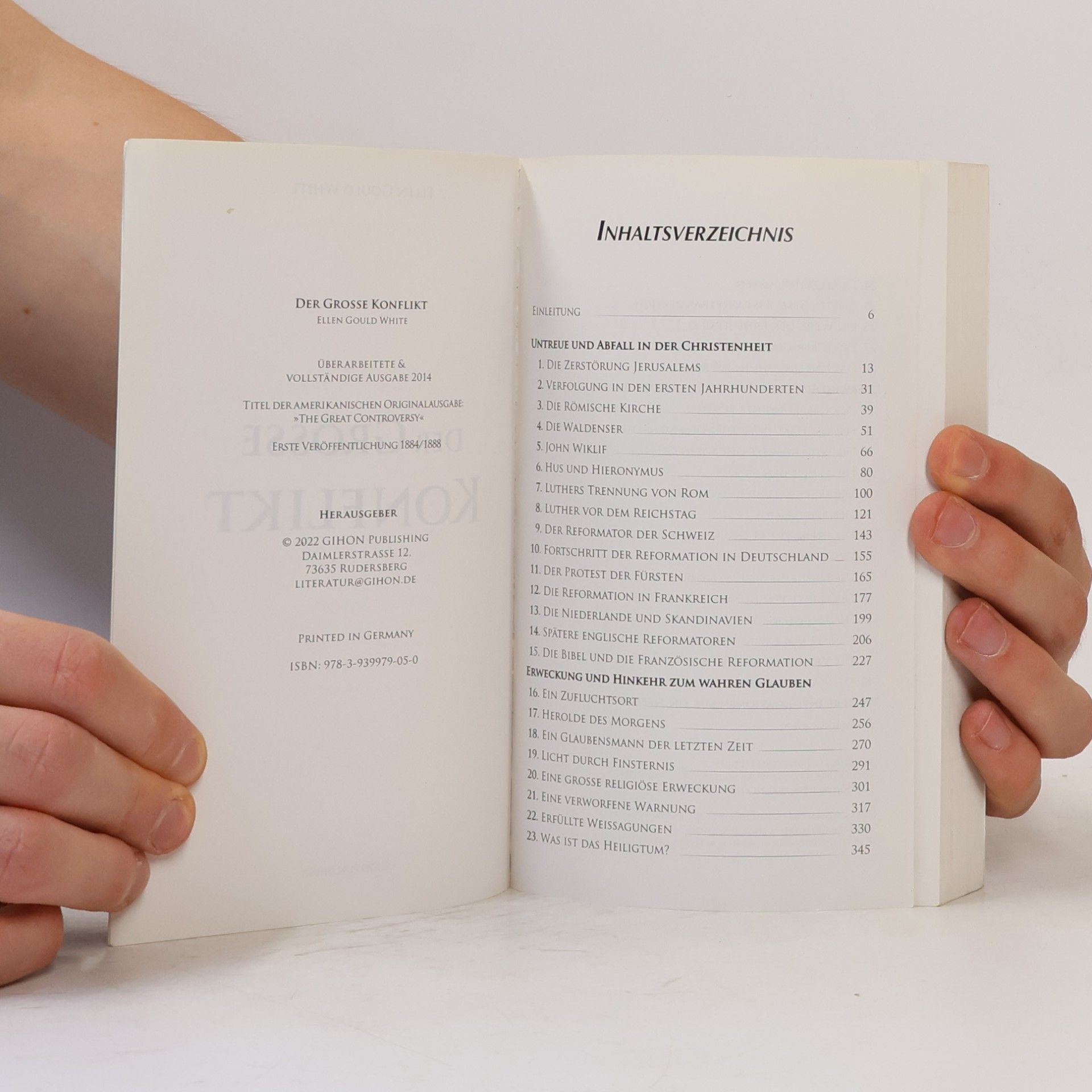 Ellen Gould White Der Grosse Konflikt