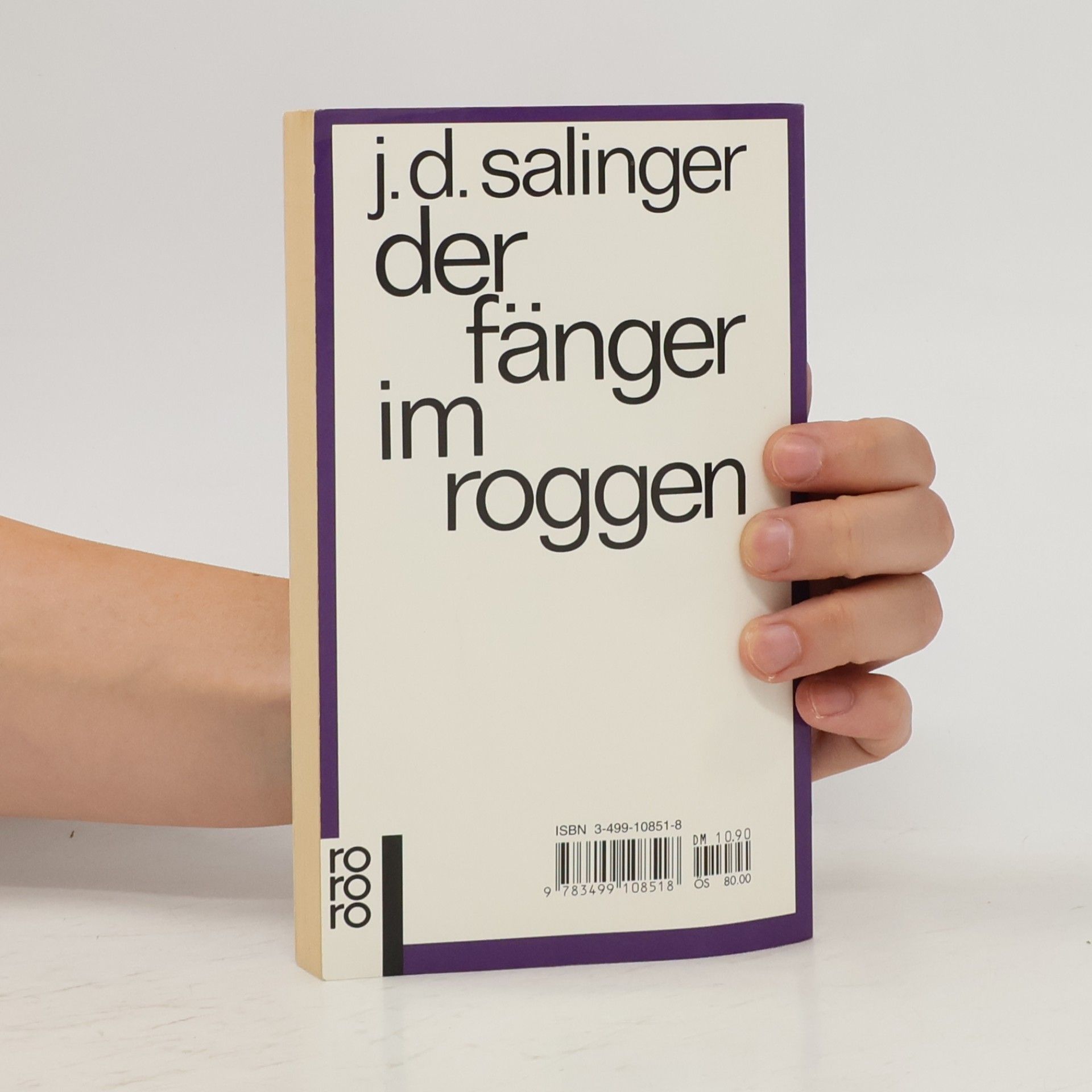 J. D. Salinger Der Fänger im Roggen