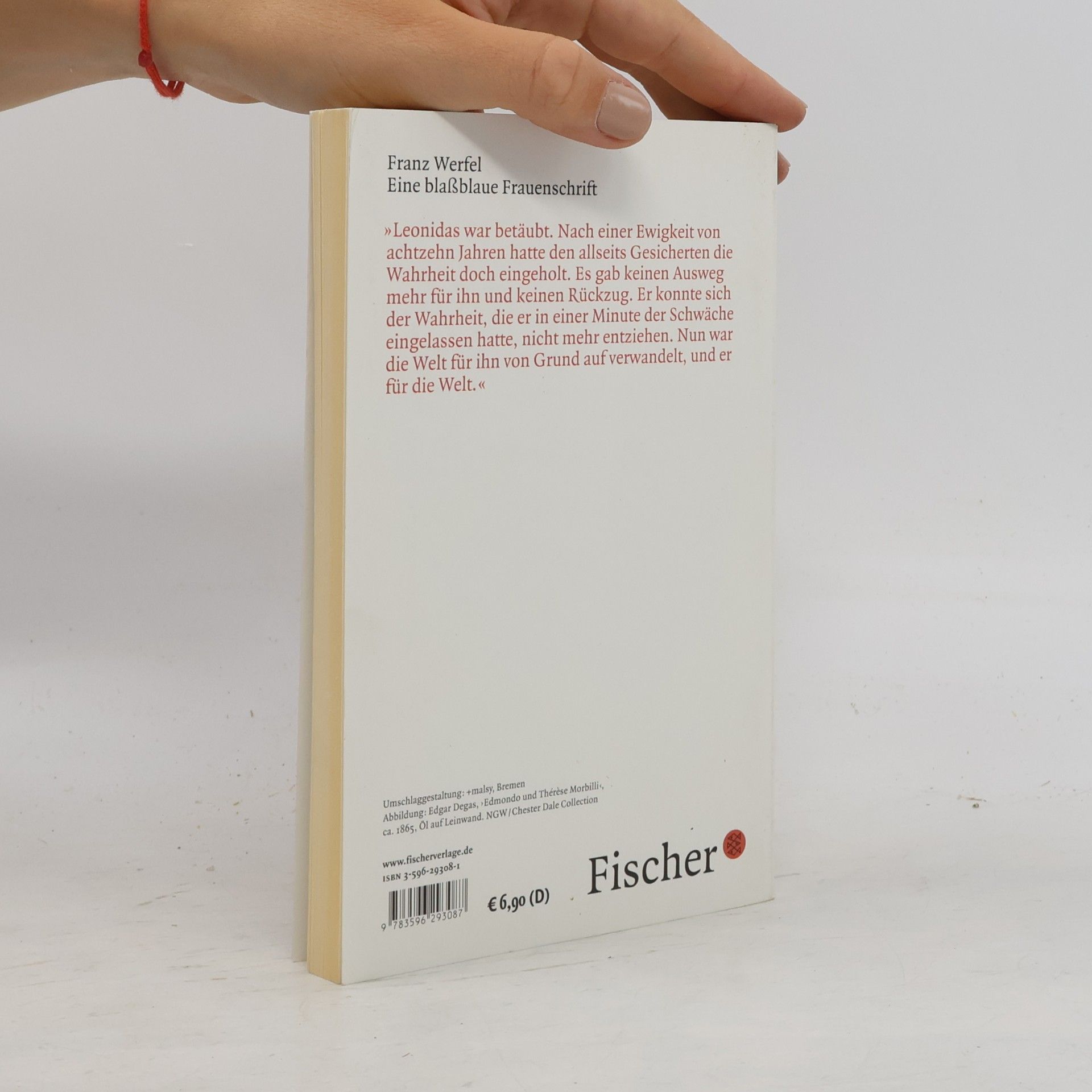 Franz Werfel Eine blaßblaue Frauenschrift