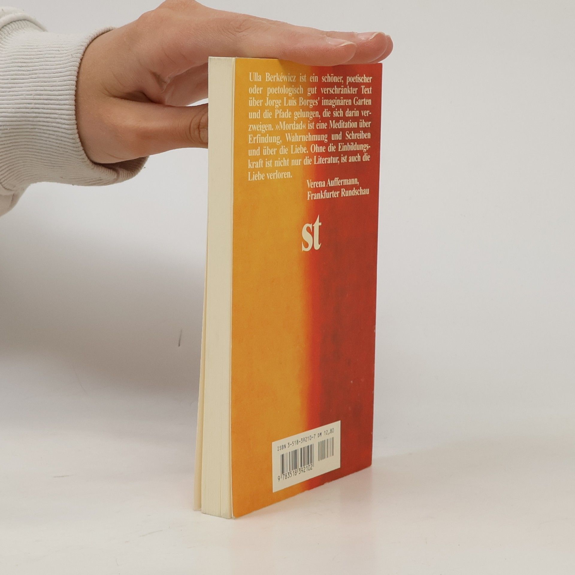 Ulla Unseld-Berkéwicz Suhrkamp Taschenbuch: Mordad