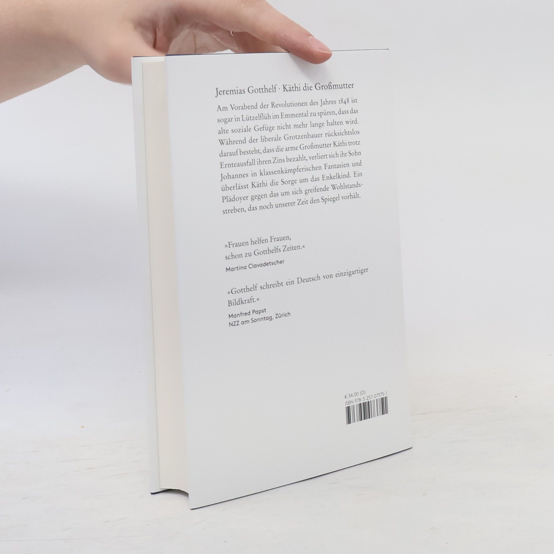 Jeremias Gotthelf Gotthelf Zürcher Ausgabe: Käthi die Großmutter