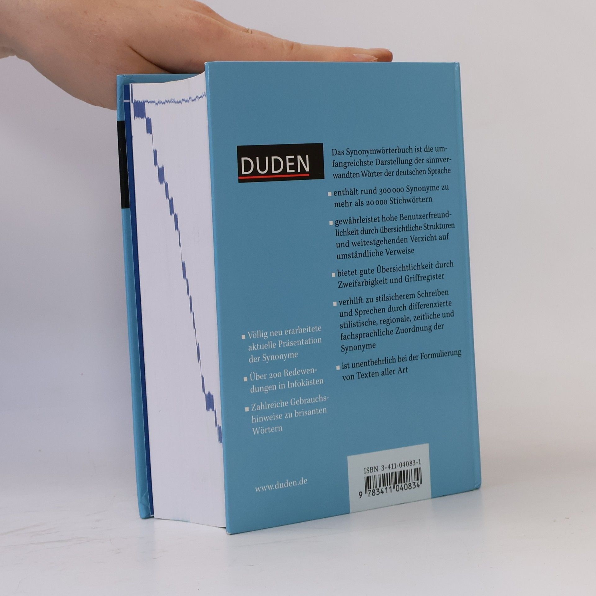 Various authors Duden : das Synonymwörterbuch : ein Wörterbuch sinnverwandter Wörter