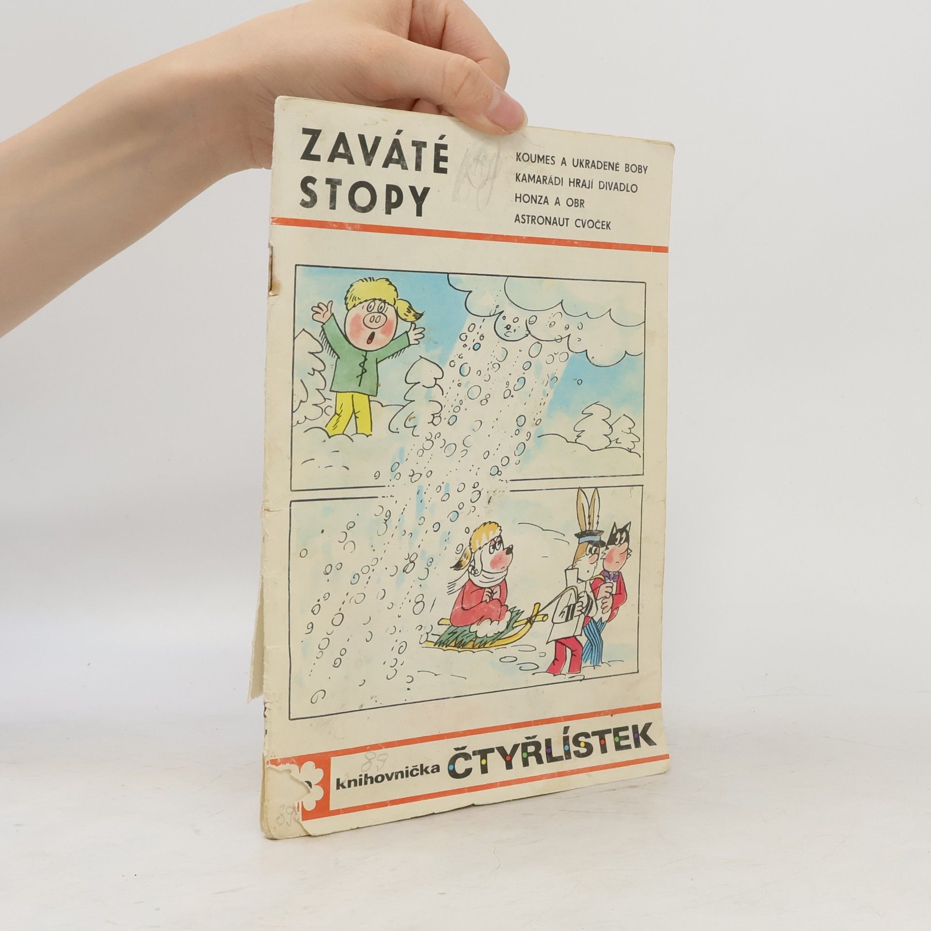 Ljuba Štíplová Čtyřlístek 89. Zaváté stopy
