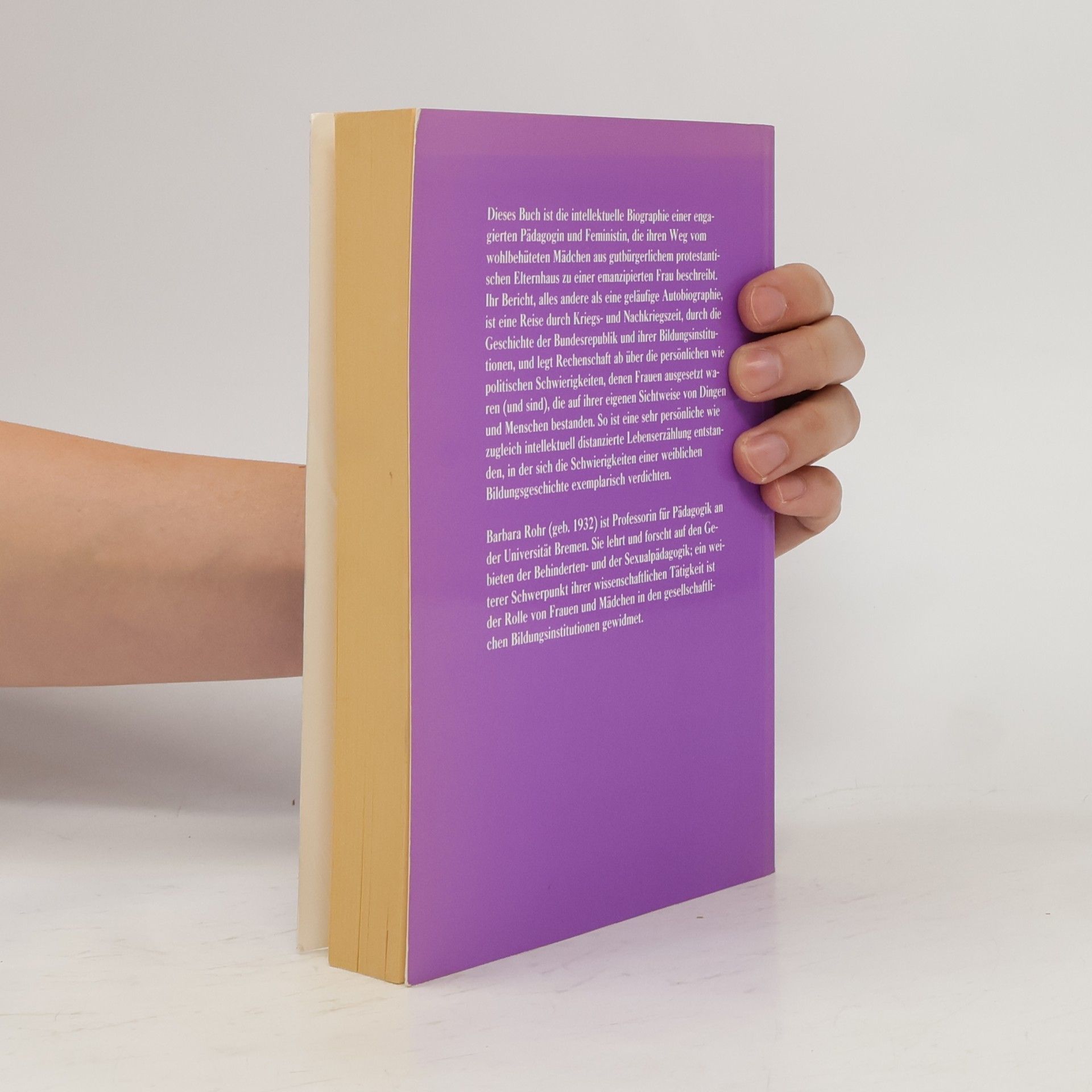 Barbara Rohr Edition Philosophie und Sozialwissenschaften: Die allmähliche Schärfung des weiblichen Blicks