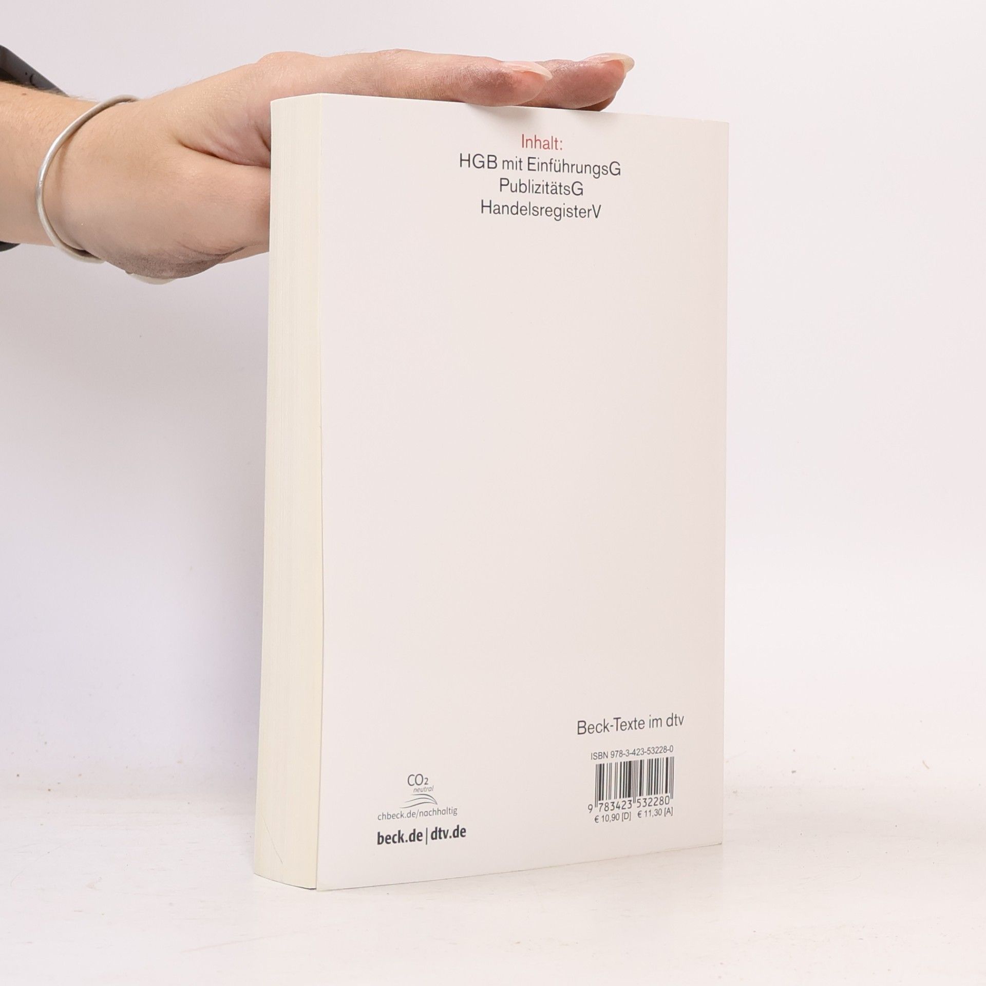 dtv Verlagsgesellschaft Handelsgesetzbuch
