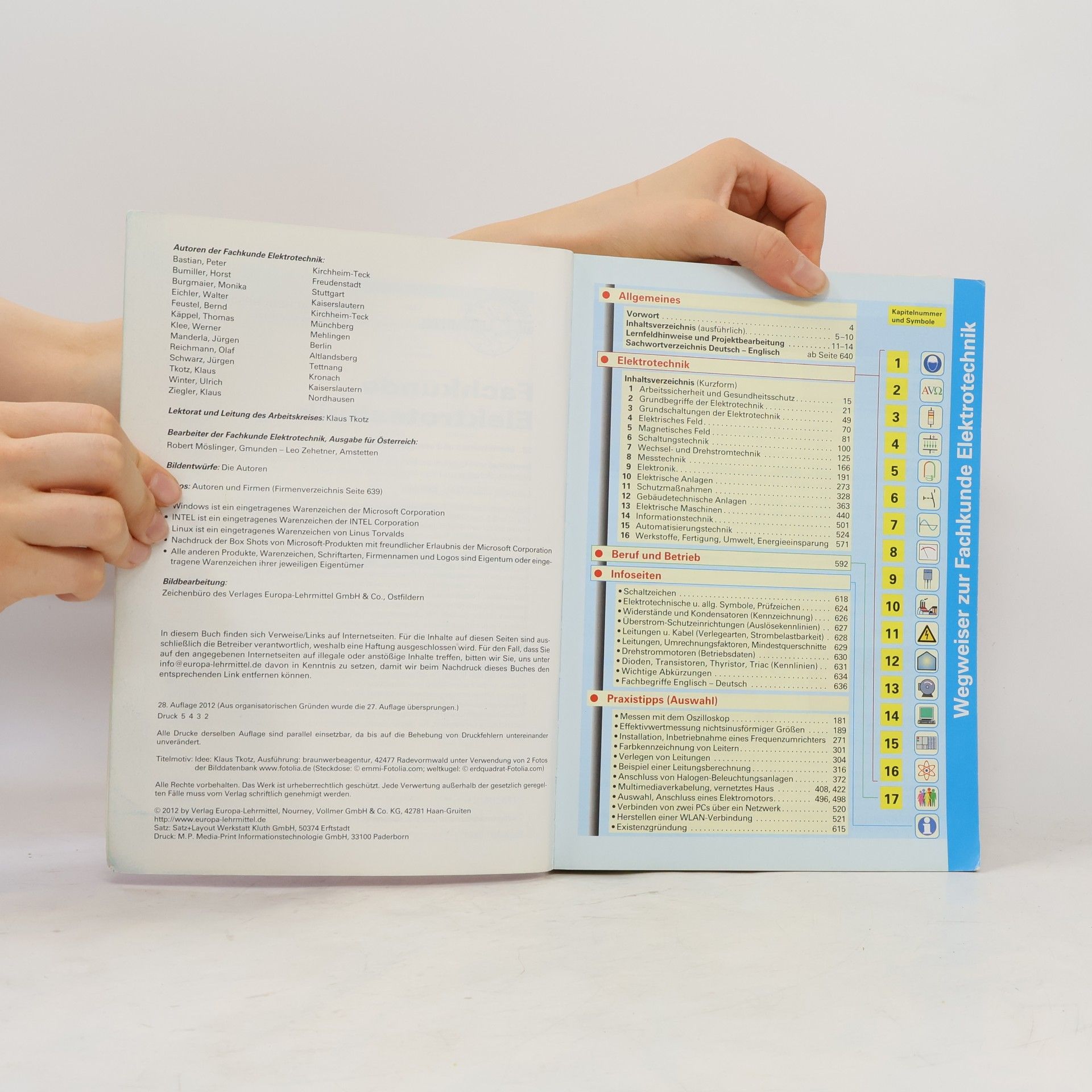 Various authors Fachkunde Elektrotechnik