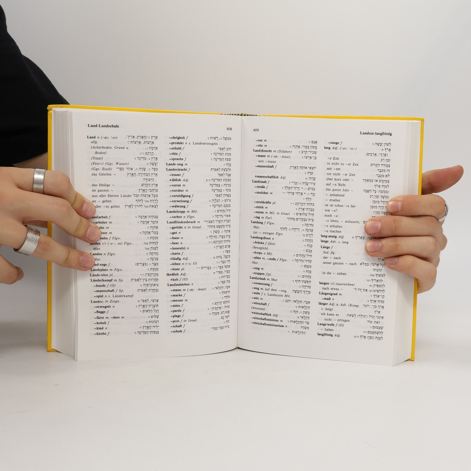 Yaʿaḳov Lavi Langenscheidts Handwörterbuch Deutsch-Hebräisch