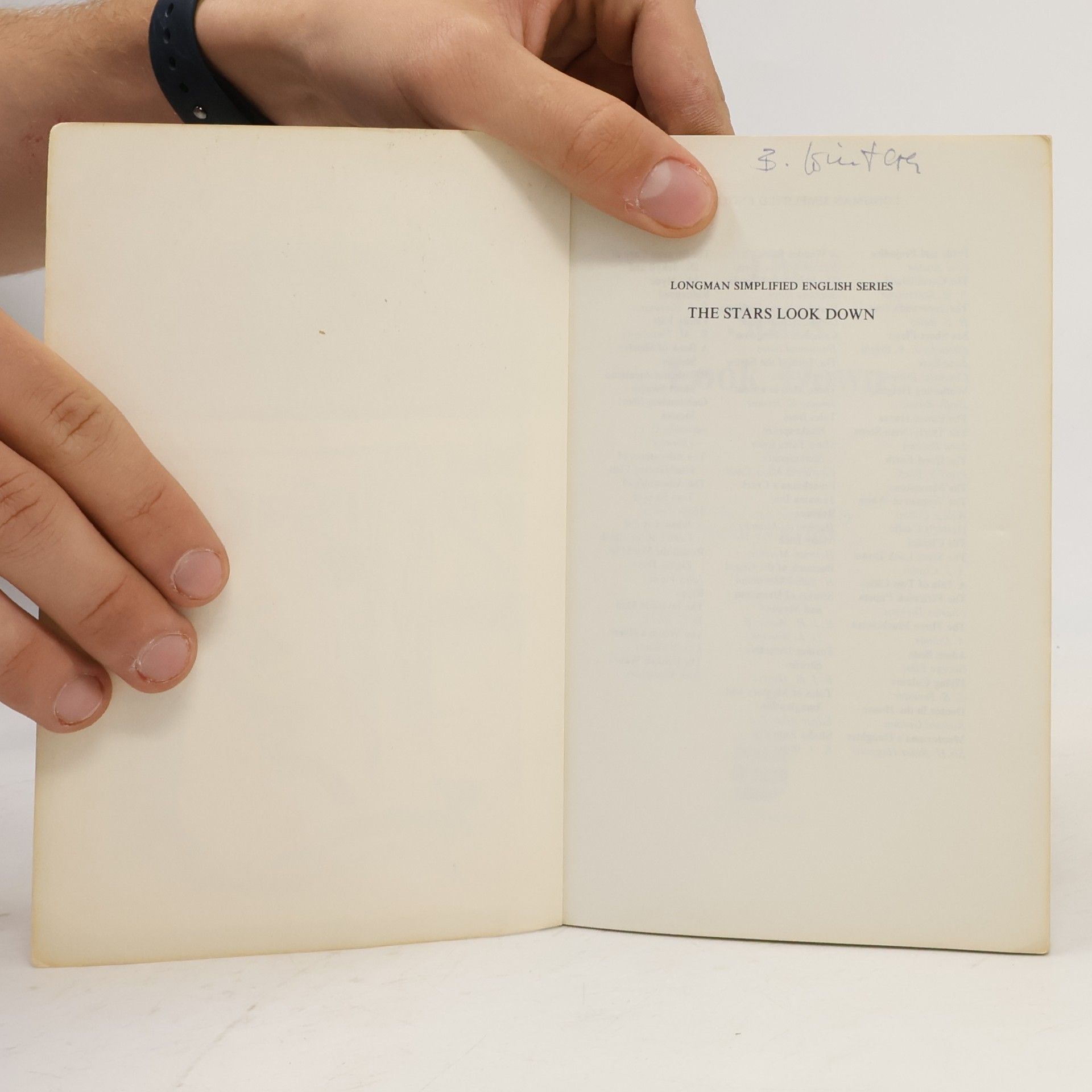 A. J. Cronin Longman Simplified English Series: The Stars Look Down