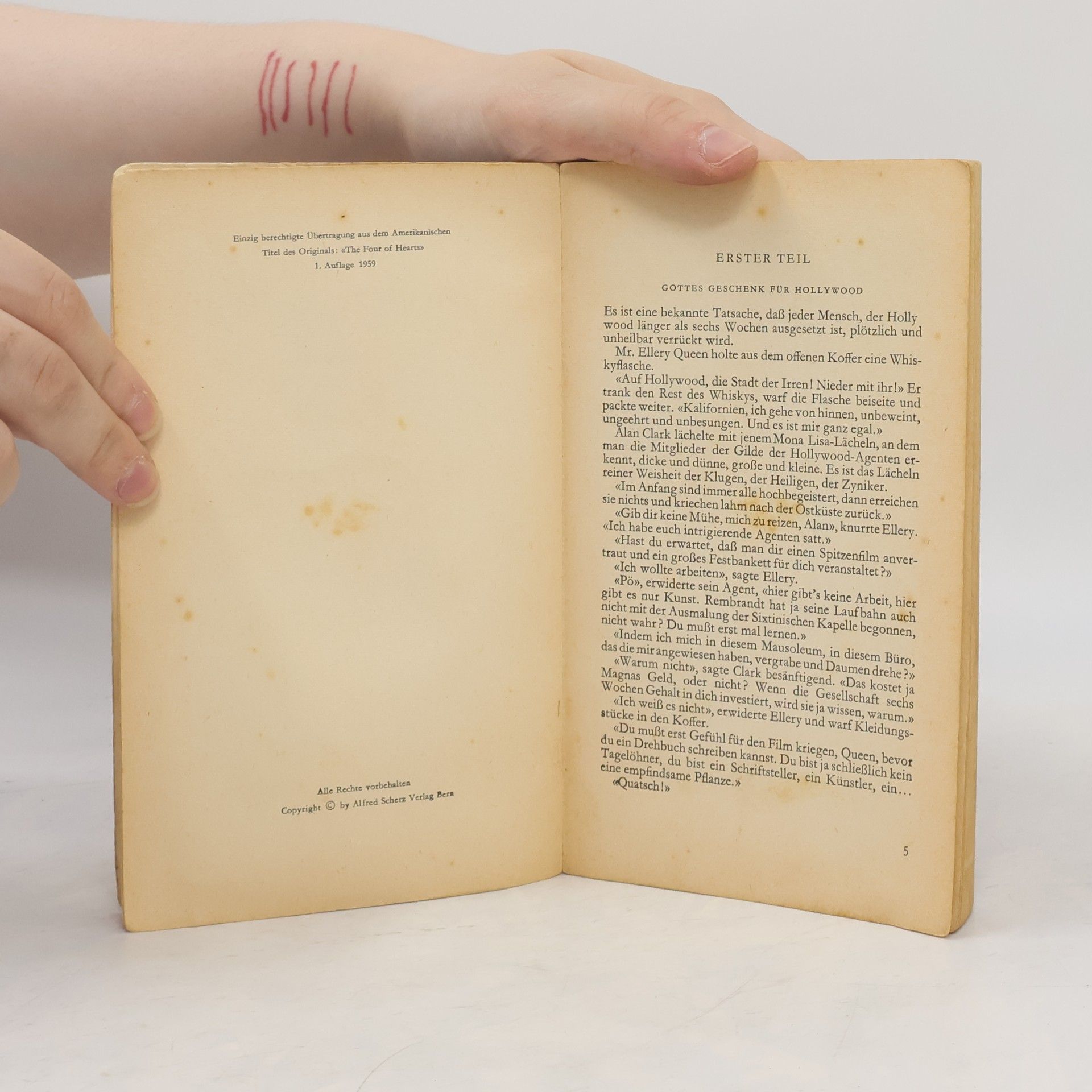 Ellery Queen Trauung in der Luft