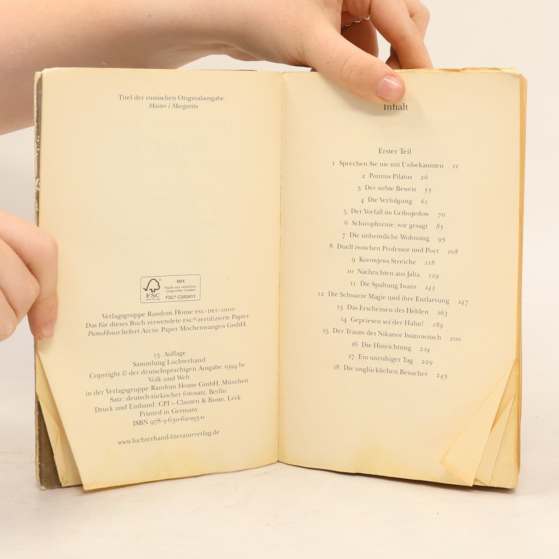 Mikhail Afanasyevich Bulgakov Der Meister und Margarita