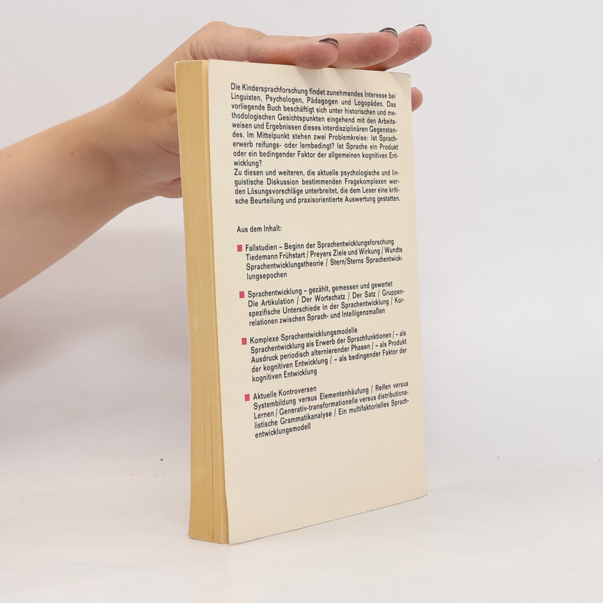 Gerd Kegel Sprache und Sprechen des Kindes