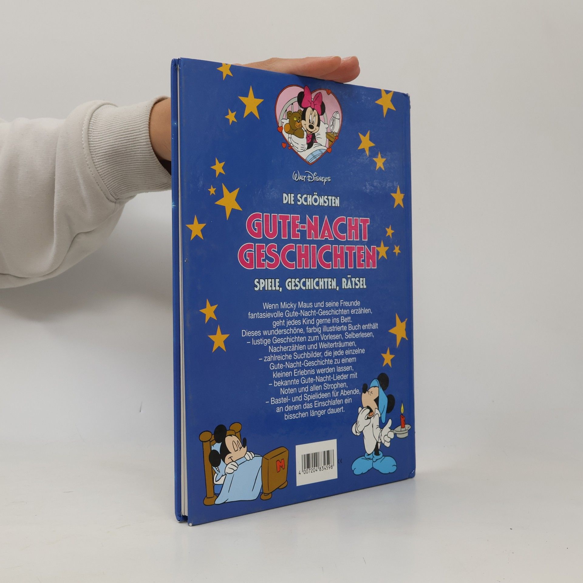 Walt Disney Die schönsten Gute-Nacht Geschichten. Spiele, Geschichten und Rätsel