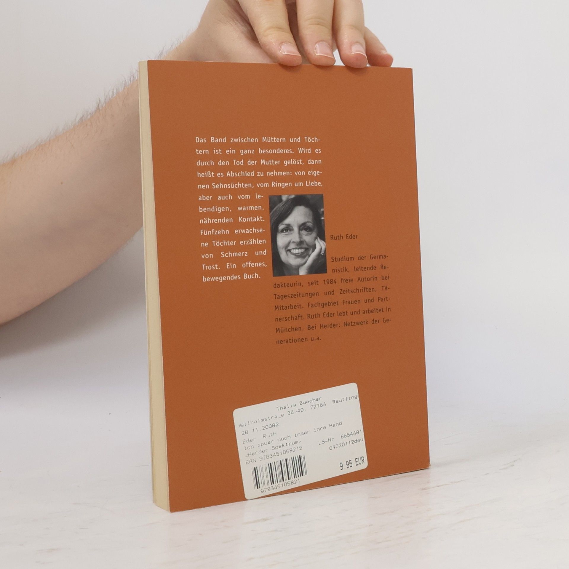 Ruth Eder Ich spür noch immer ihre Hand