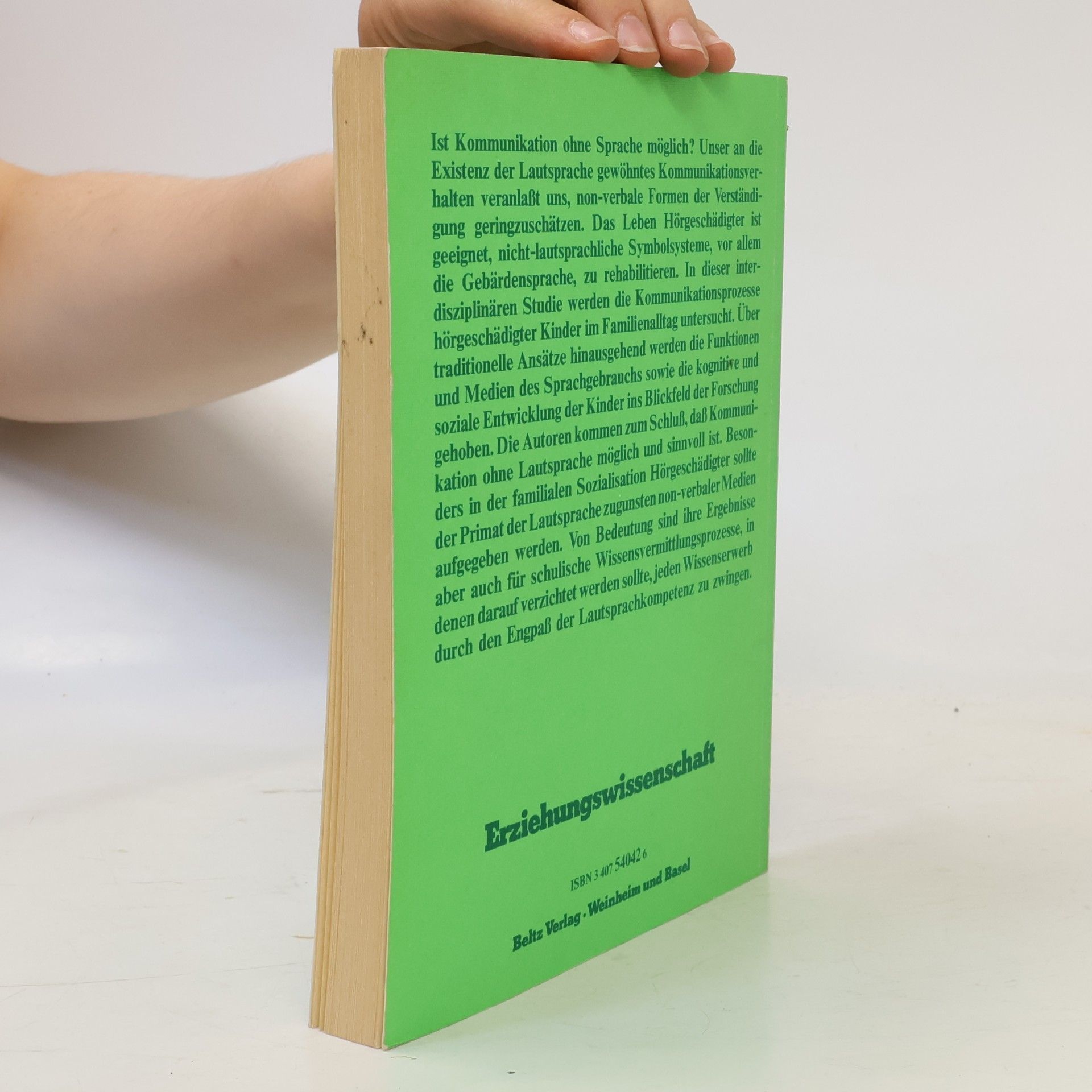 Siegmund Prillwitz Monographien: Kommunikation ohne Sprache