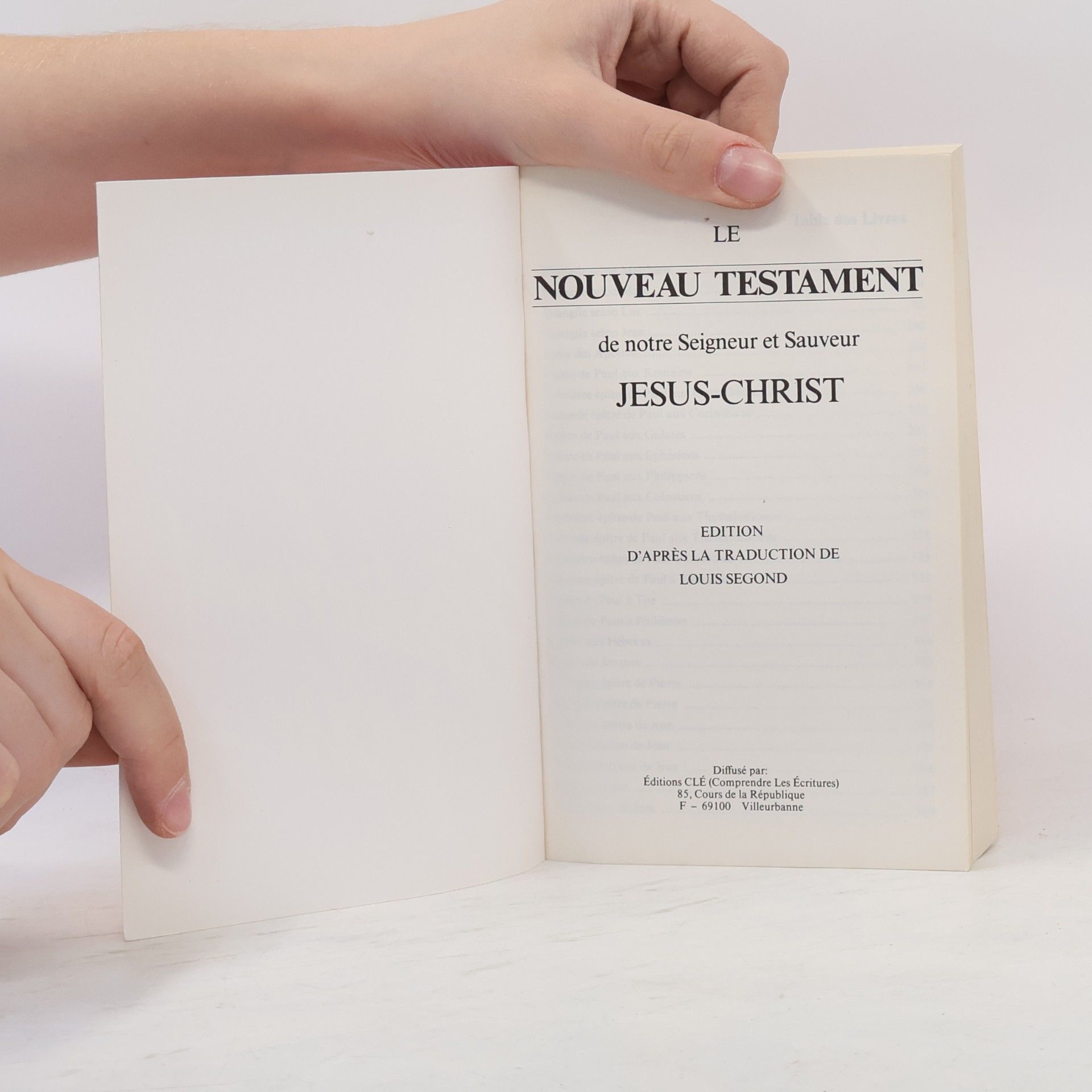 Autorenkollektiv Le Nouveau Testament